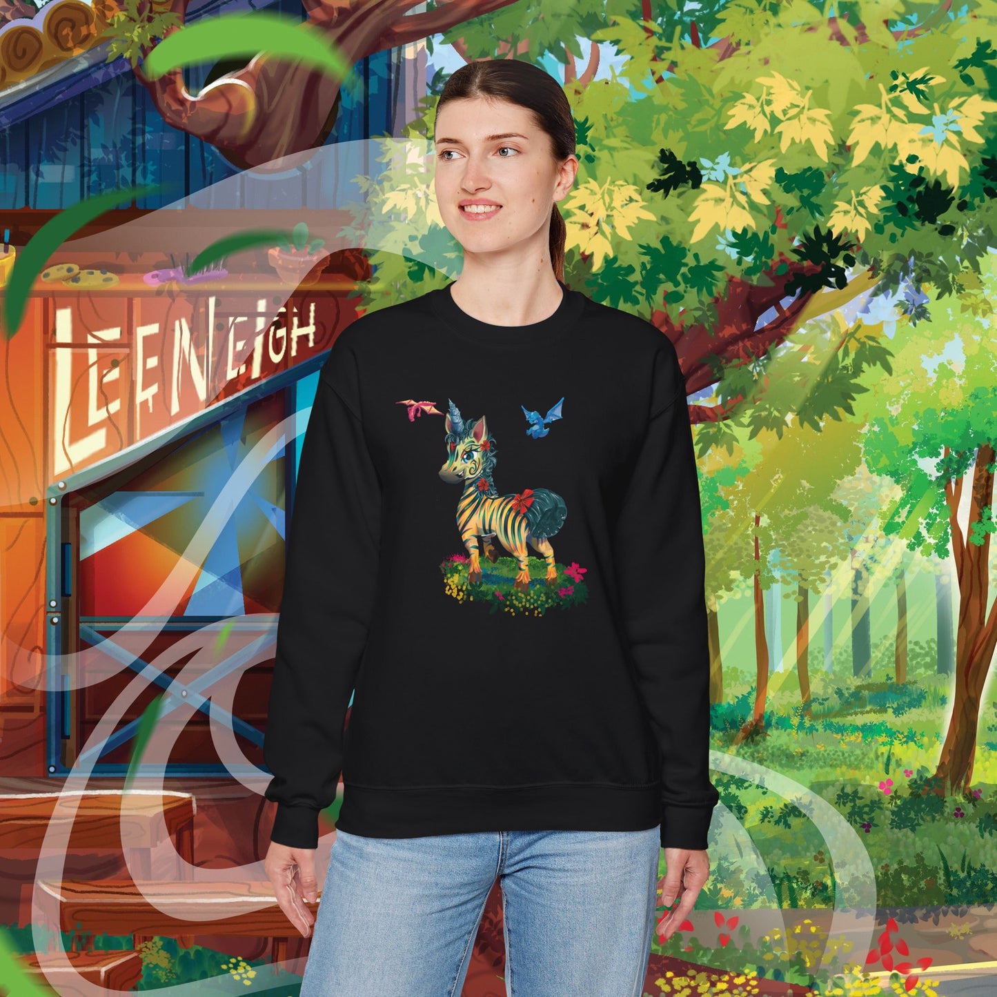 LeeNeigh Unisex Heavy Blend™ Crewneck Sweatshirt