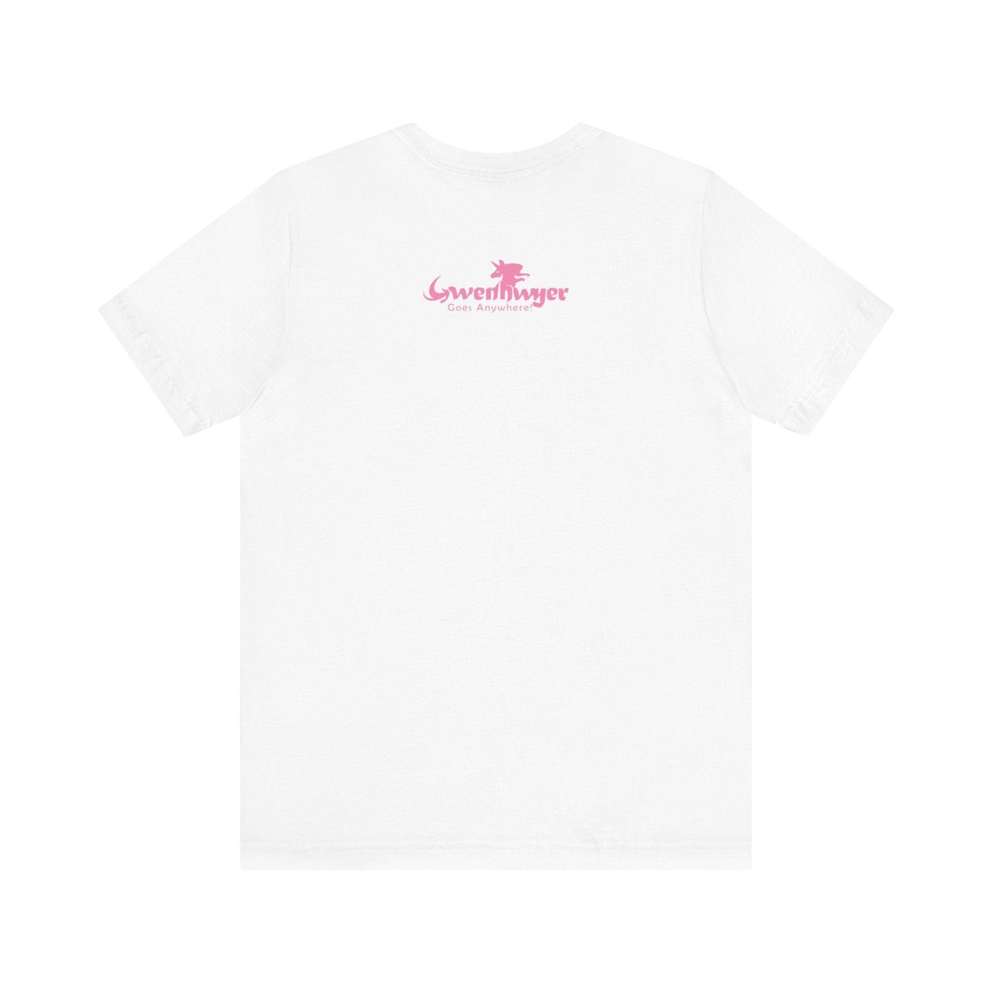 Gwenhwyer Unisex Jersey Short Sleeve Tee - Claires Unicorn Adventures