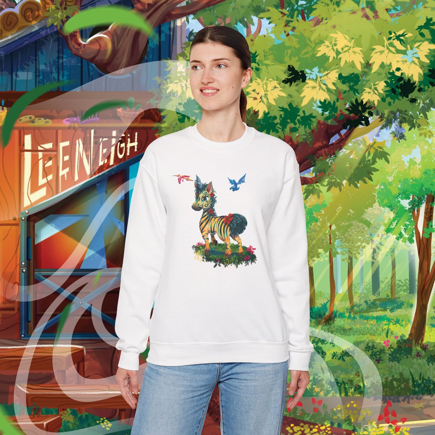 LeeNeigh Unisex Heavy Blend™ Crewneck Sweatshirt
