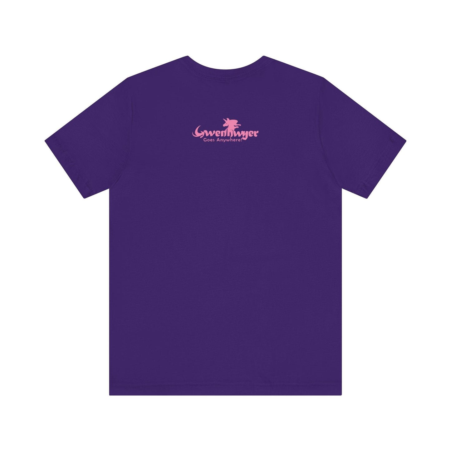 Gwenhwyer Unisex Jersey Short Sleeve Tee - Claires Unicorn Adventures