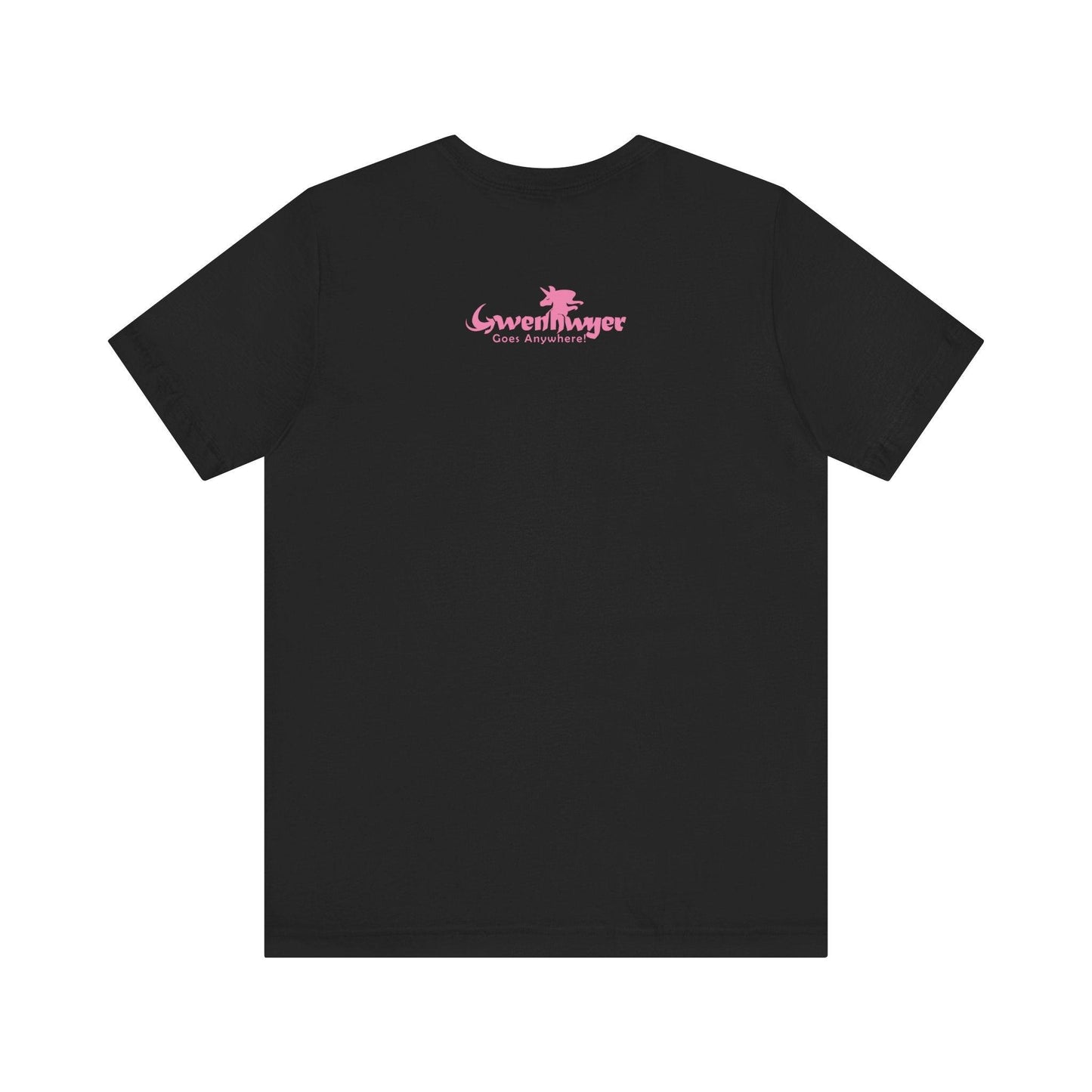 Gwenhwyer Unisex Jersey Short Sleeve Tee - Claires Unicorn Adventures