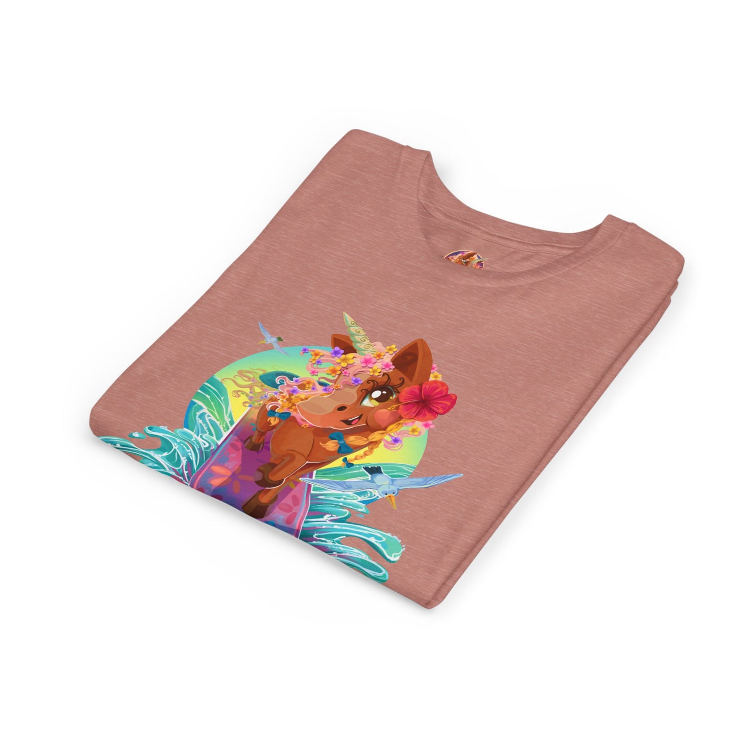 Gwenhwyer's Surfing Adventure Kids T-Shirt