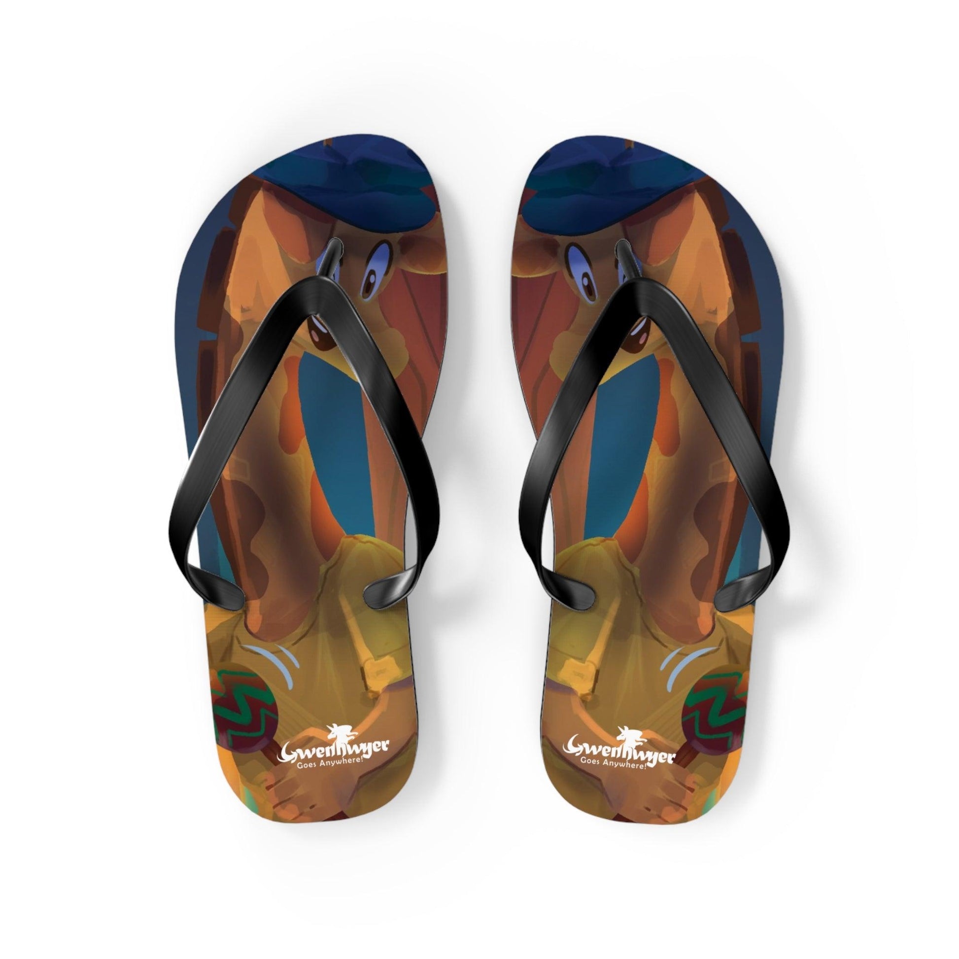 Clippity Clop Giraffe Flip Flops - Claires Unicorn Adventures