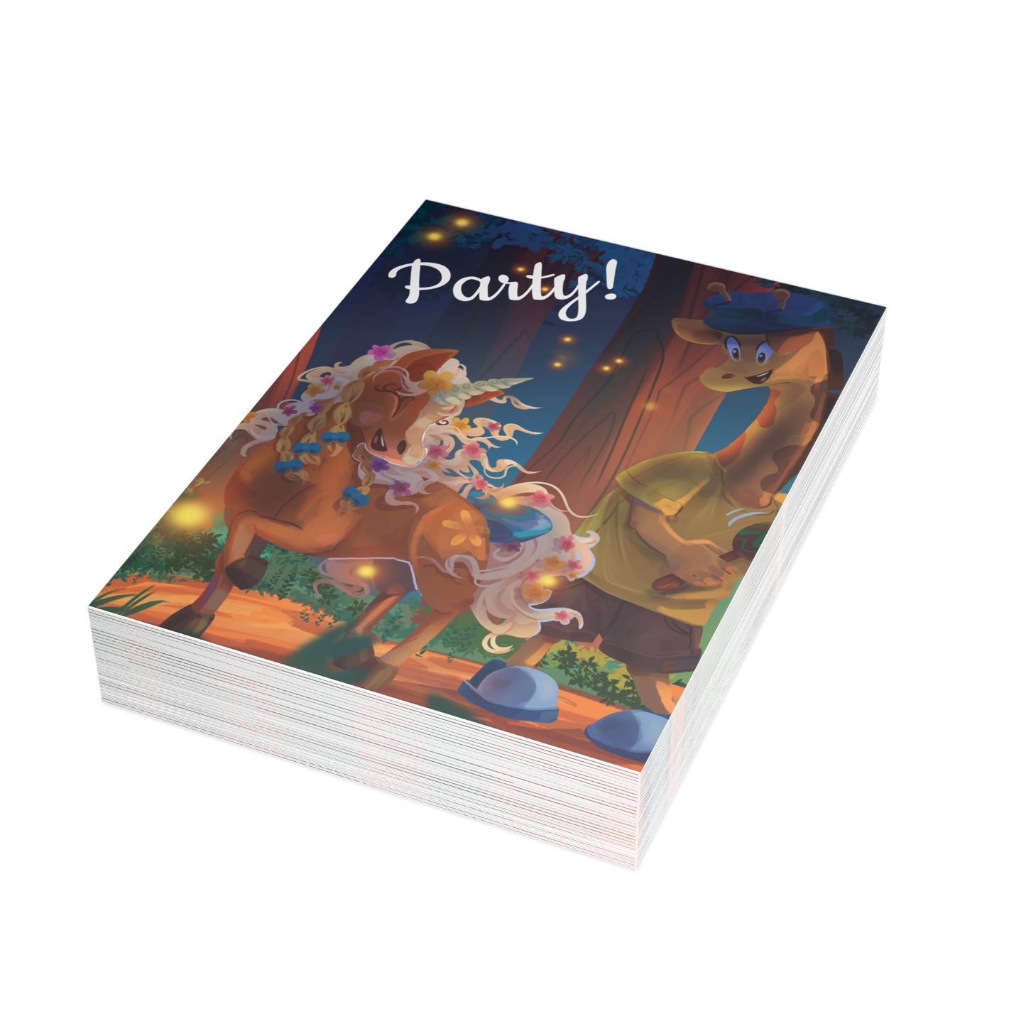 Gwenhwyer Party Invitation Postcard Bundles (envelopes not included)