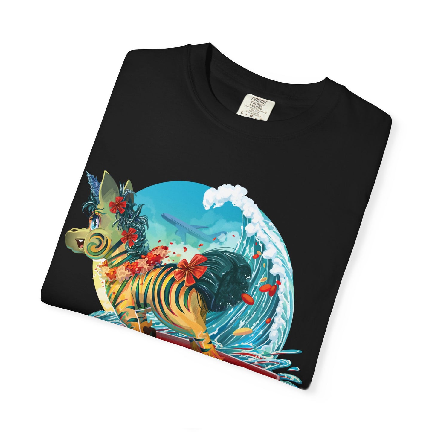 LeeNeigh Goes Surfing Unisex T-shirt