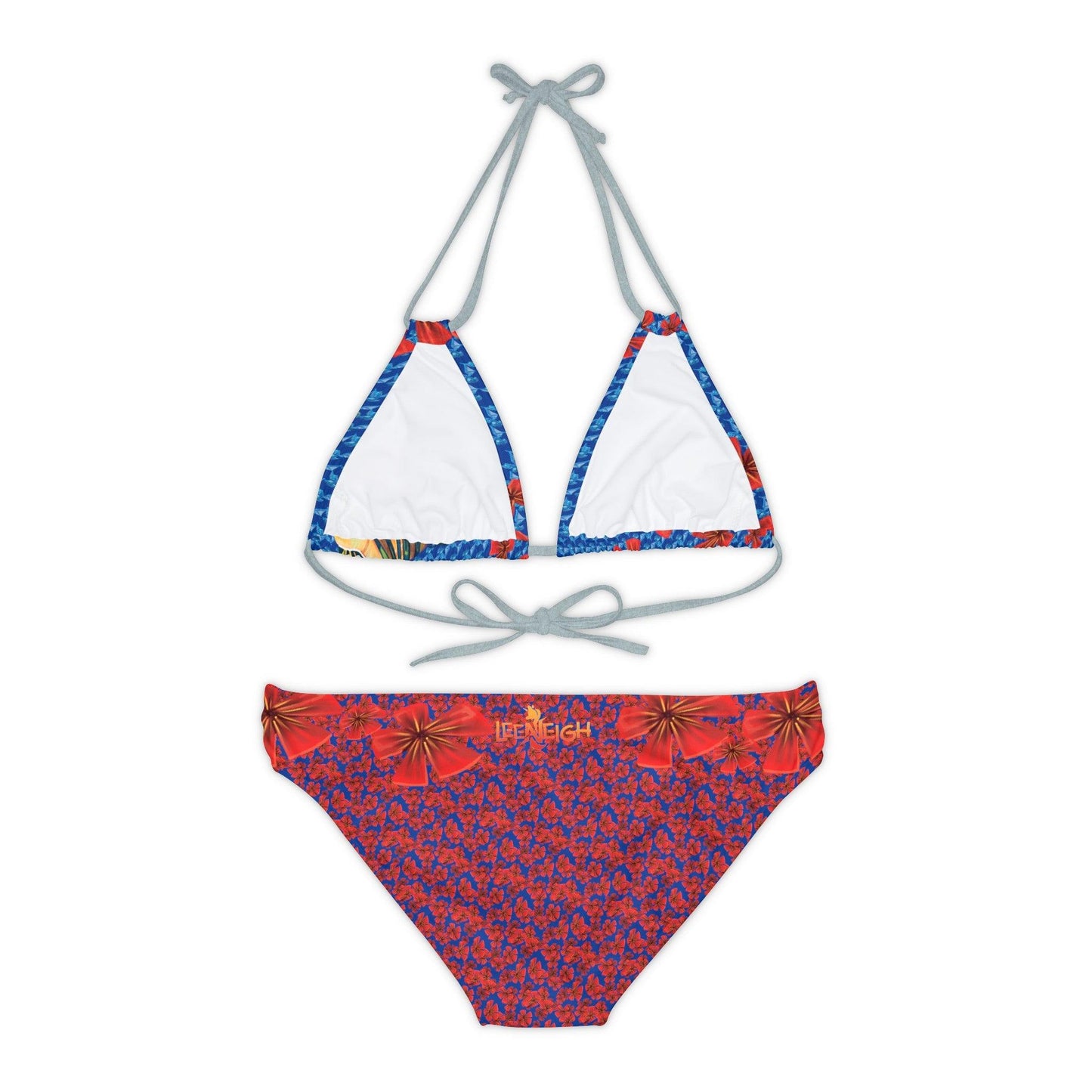 LeeNeigh Dark Blue Strappy Bikini Set - Claires Unicorn Adventures