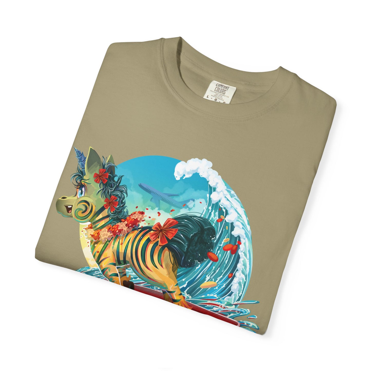 LeeNeigh Goes Surfing Unisex T-shirt