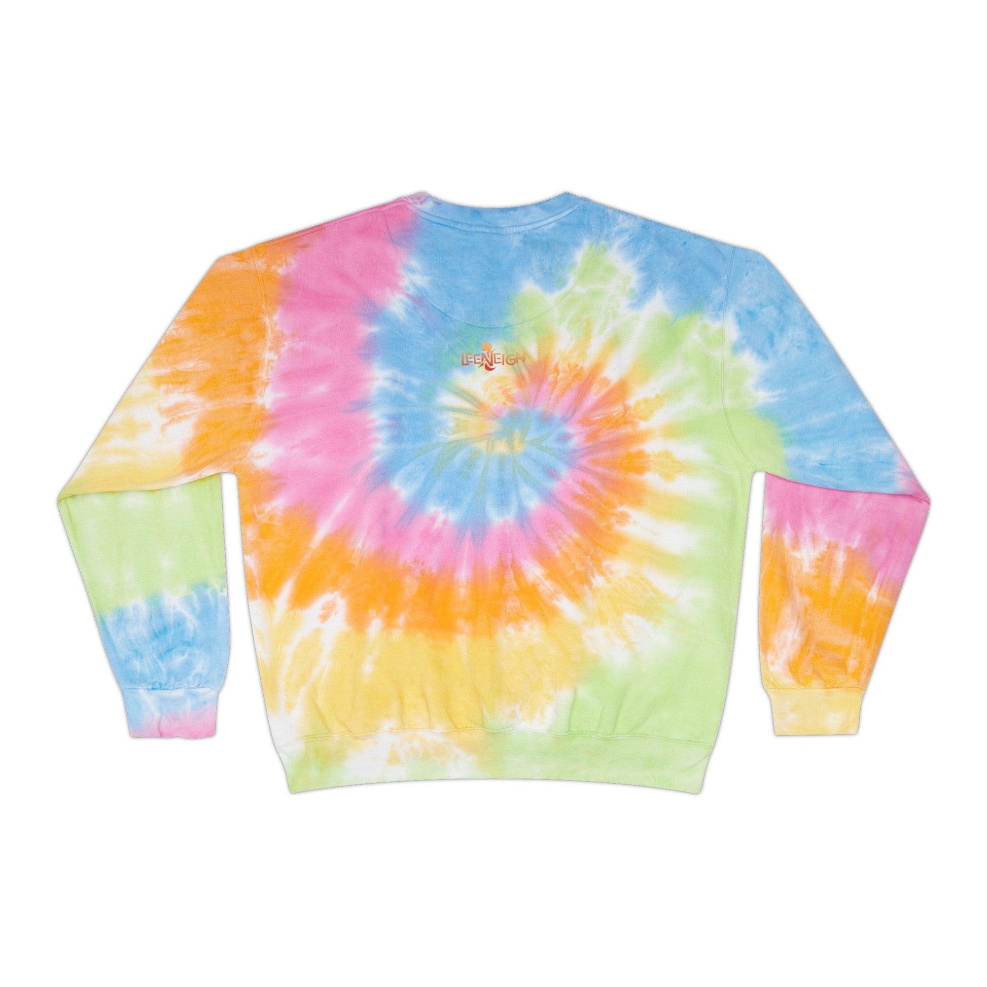 LeeNeigh Unisex Tie-Dye Sweatshirt - Claires Unicorn Adventures