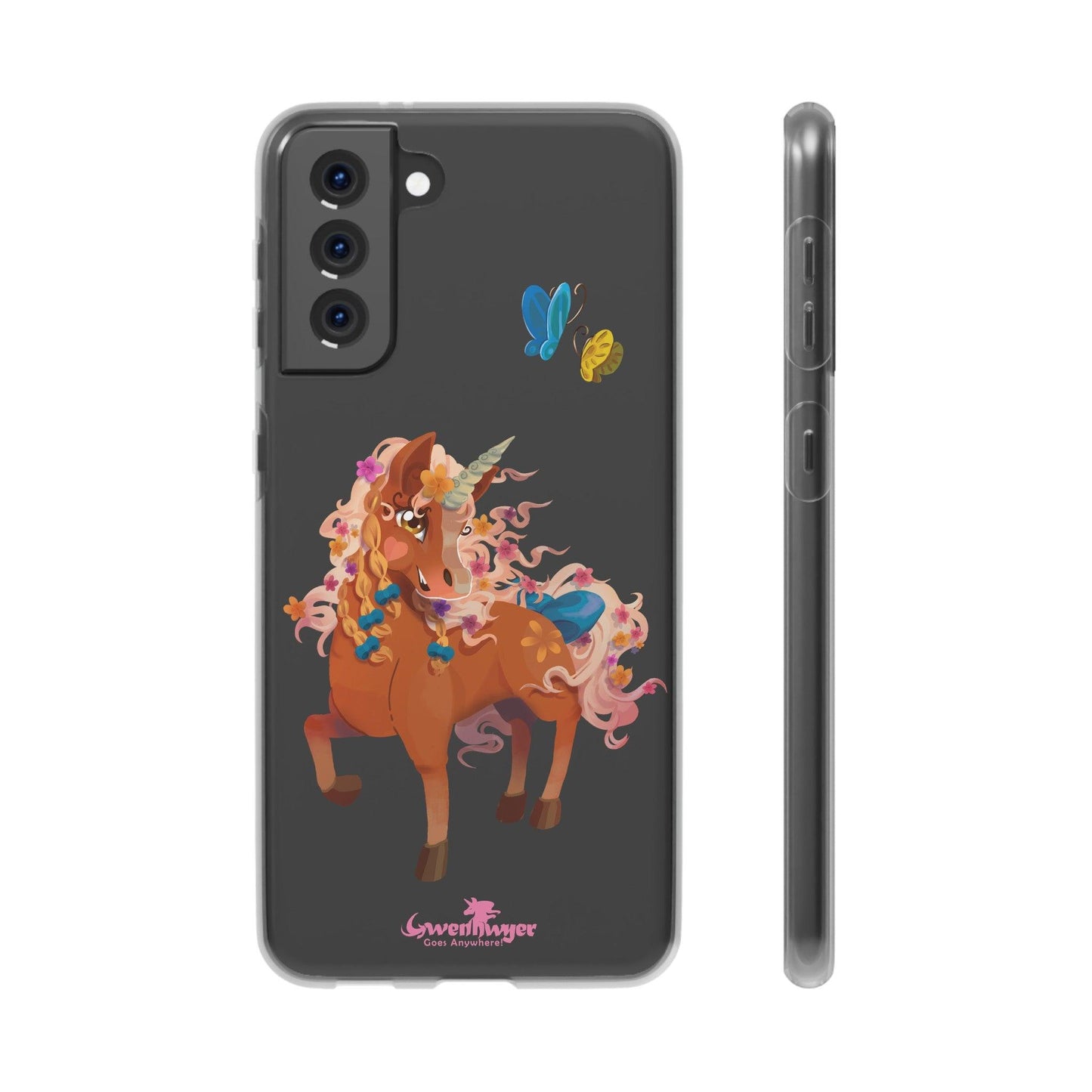 Gwenhwyer Flexi Case - Claires Unicorn Adventures