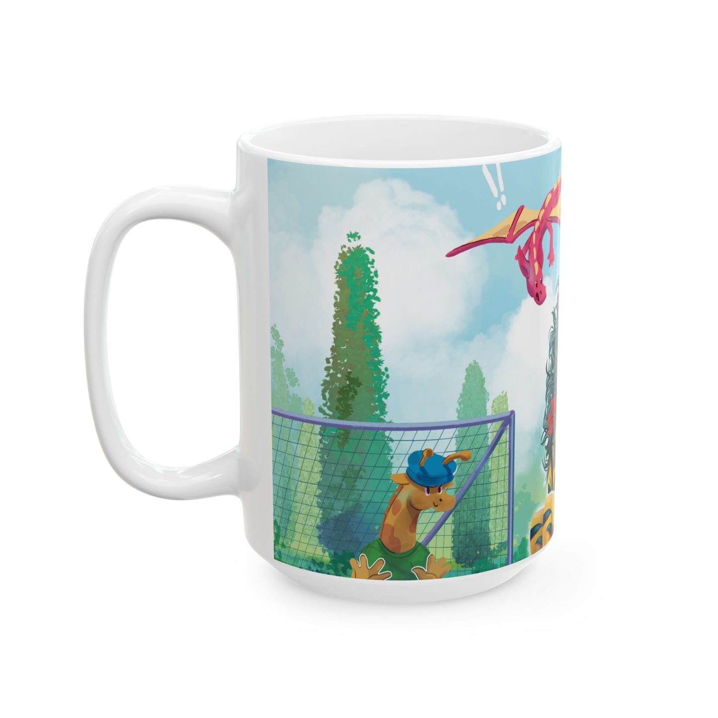 LeeNeigh Soccer Ceramic Mug