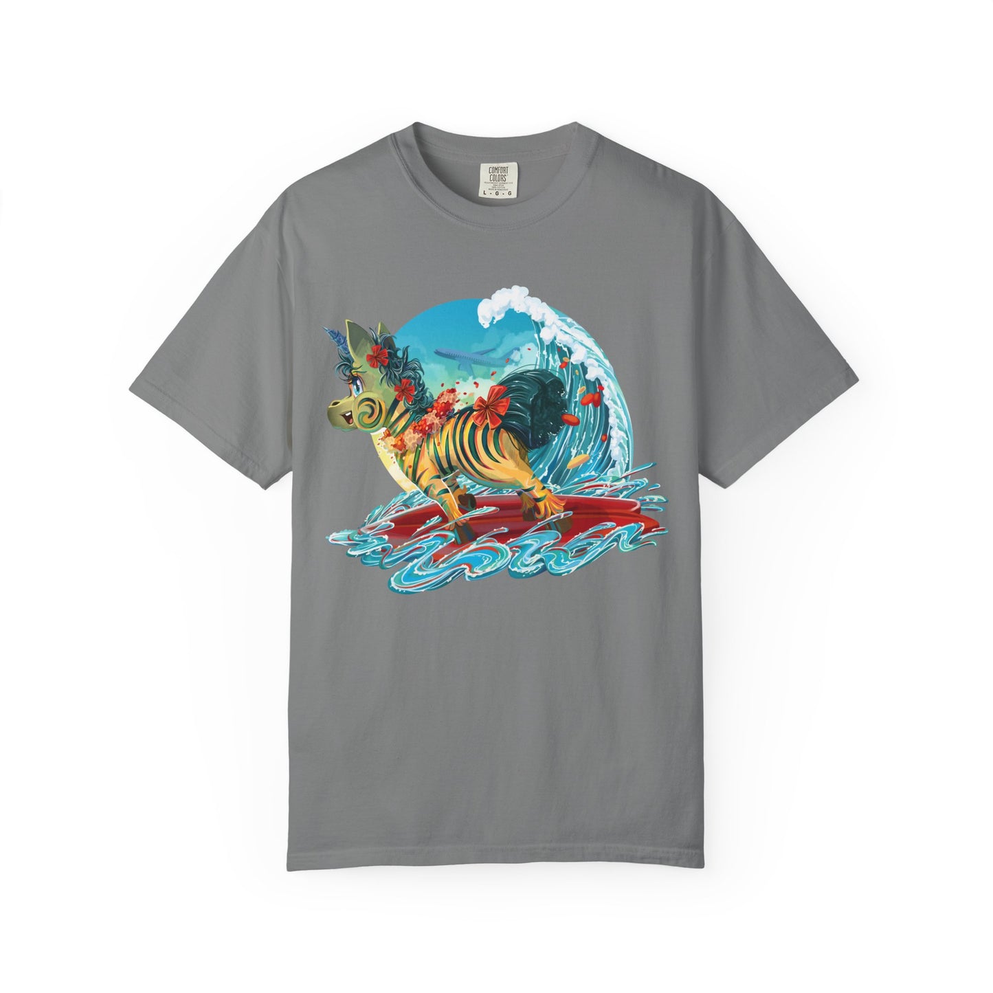 LeeNeigh Goes Surfing Unisex T-shirt