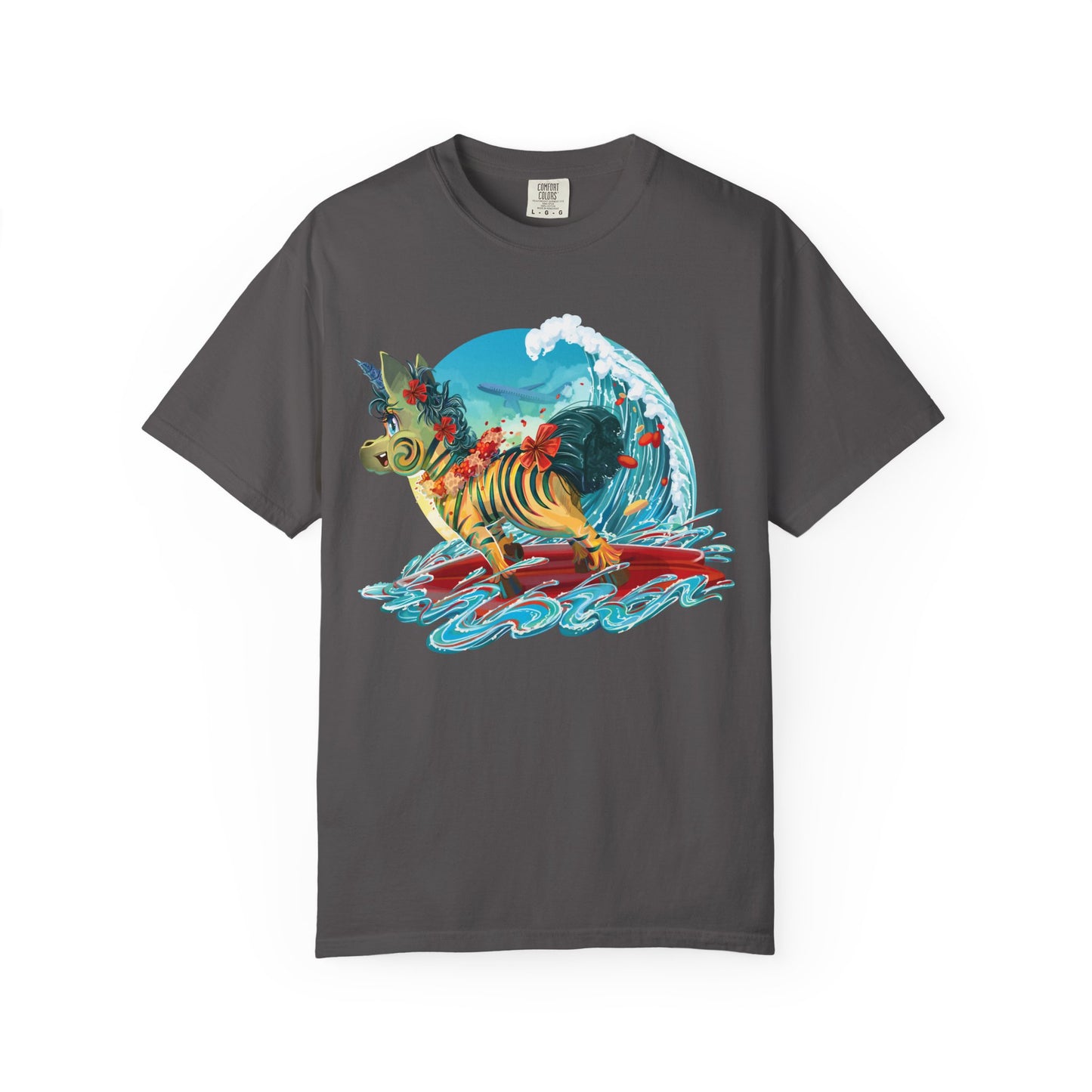 LeeNeigh Goes Surfing Unisex T-shirt
