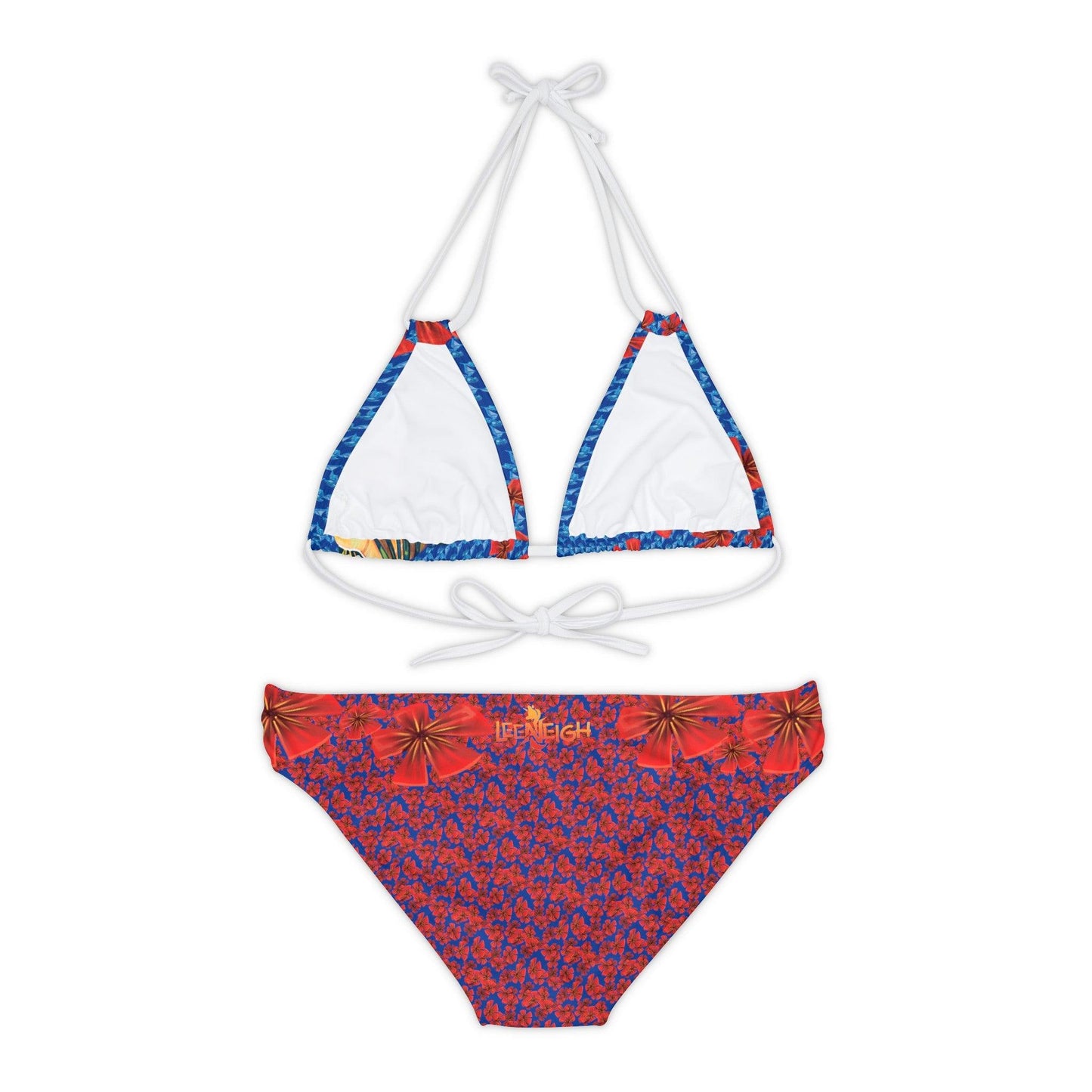 LeeNeigh Dark Blue Strappy Bikini Set - Claires Unicorn Adventures