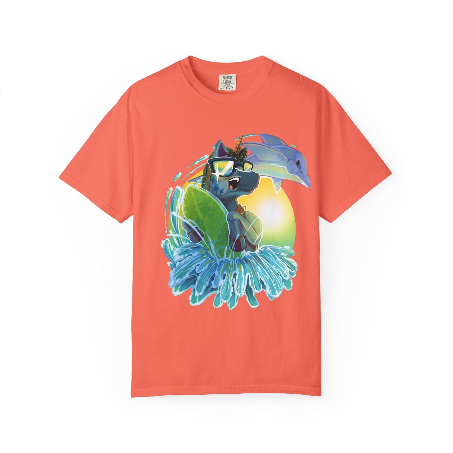 Arty Goes Surfing Unisex T-Shirt