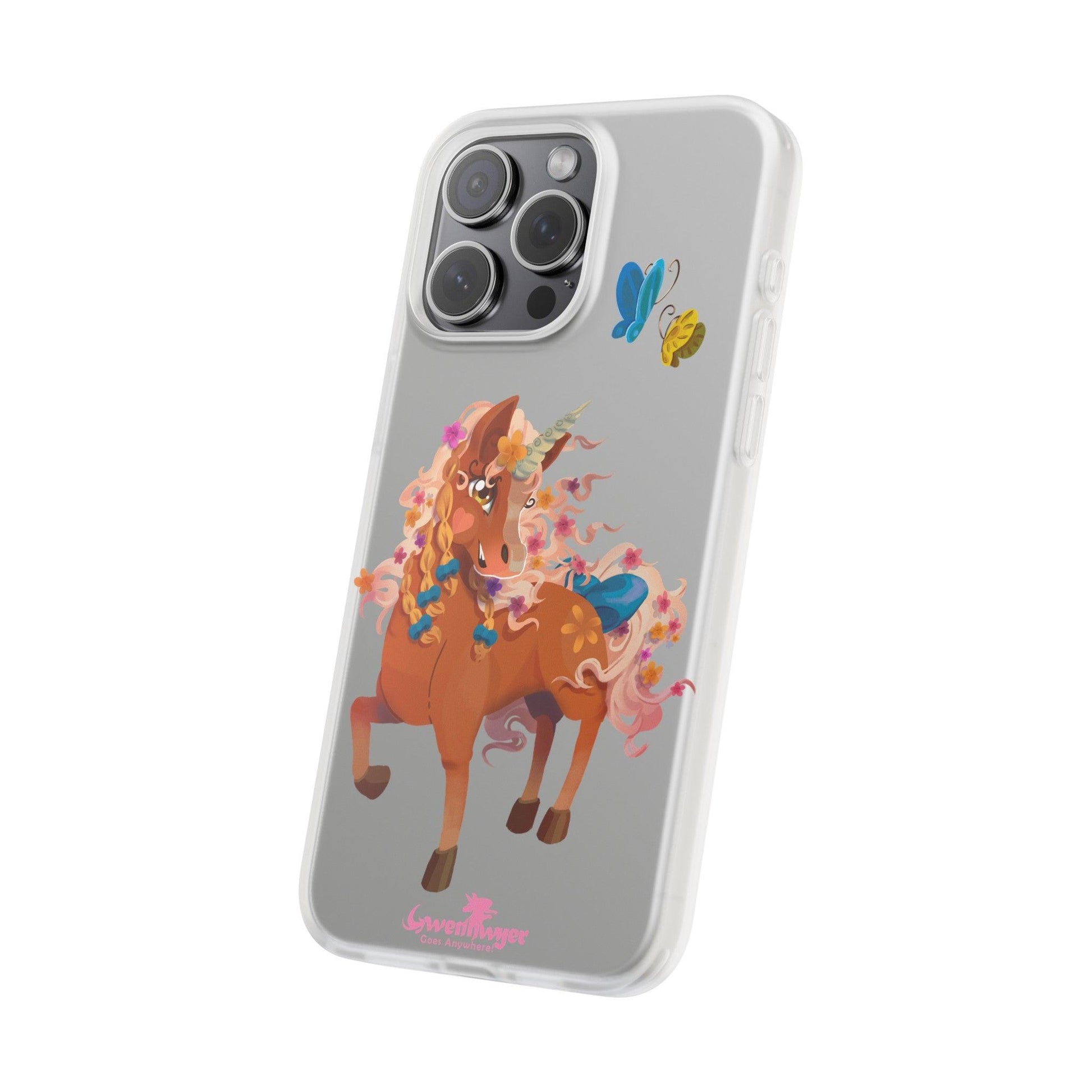 Gwenhwyer Flexi Case - Claires Unicorn Adventures