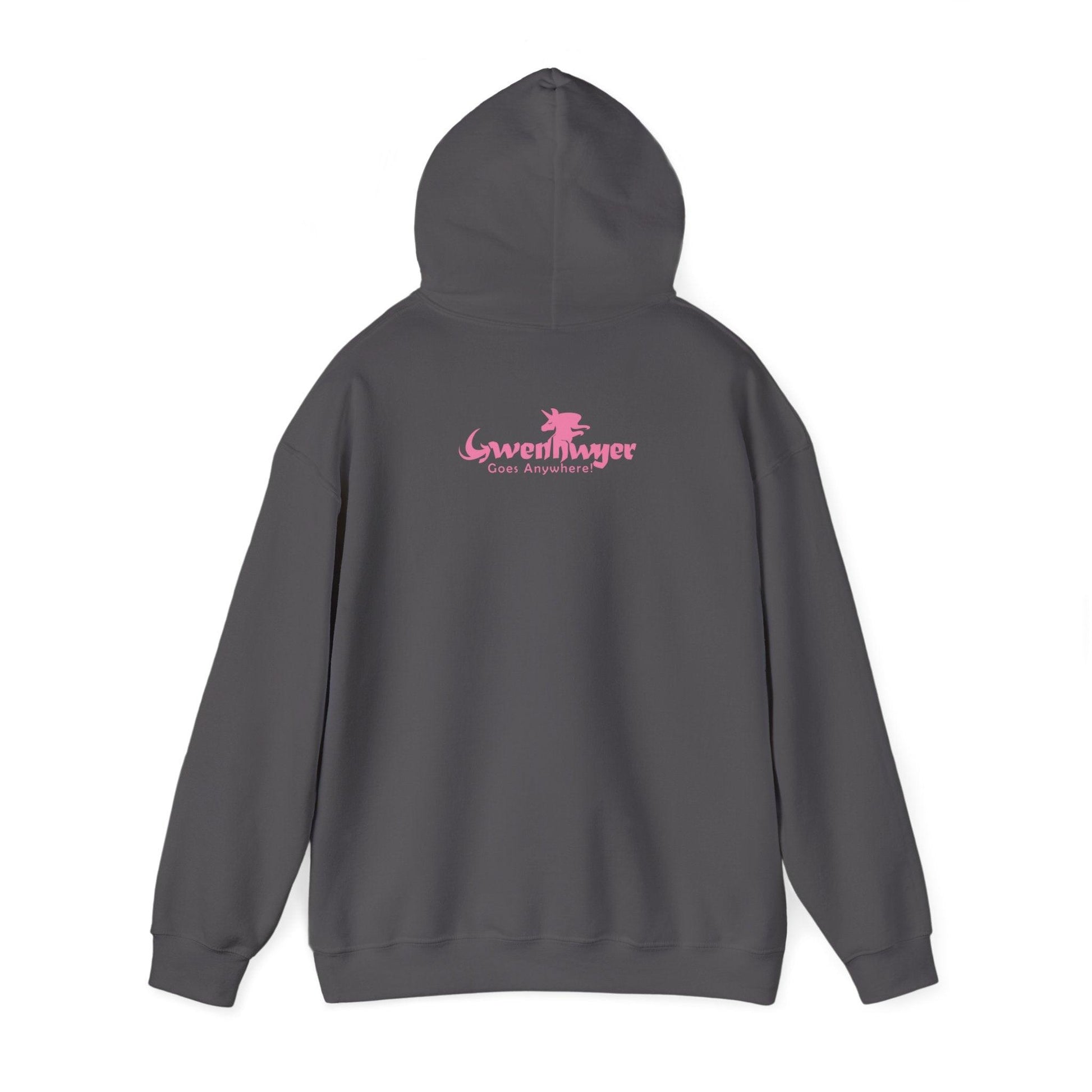 Gwenhwyer Unisex Heavy Blend™ Hooded Sweatshirt - Claires Unicorn Adventures