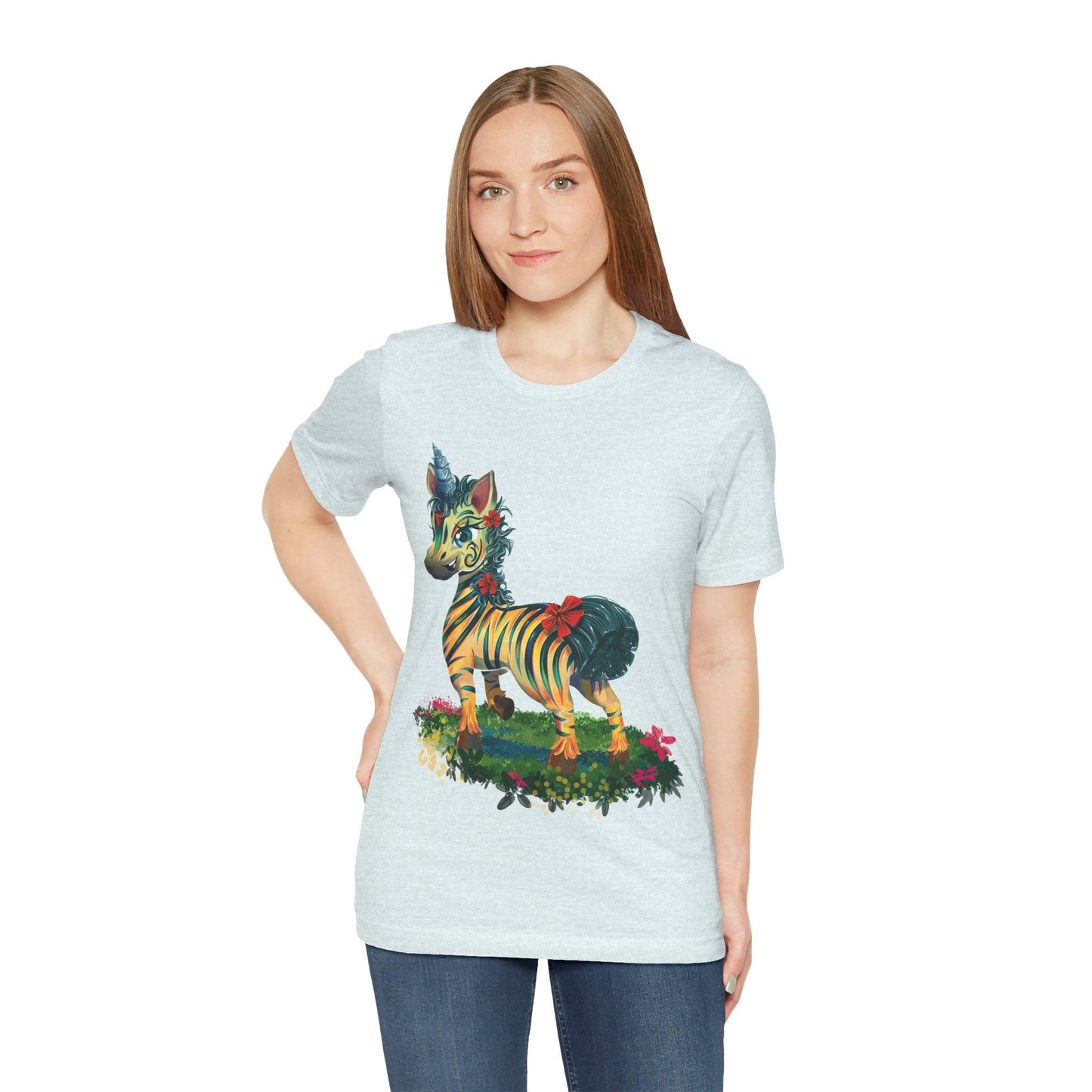 LeeNeigh Unisex Jersey Short Sleeve Tee - Claires Unicorn Adventures