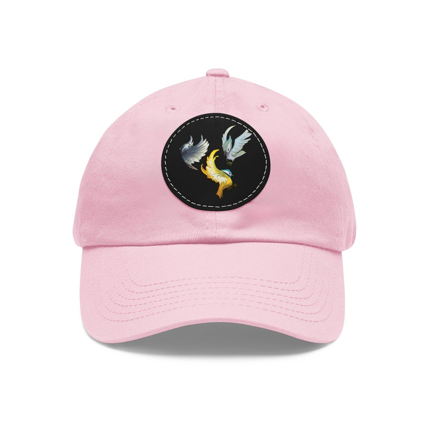 Dad Hat with Leather Patch (Round) - Claires Unicorn Adventures