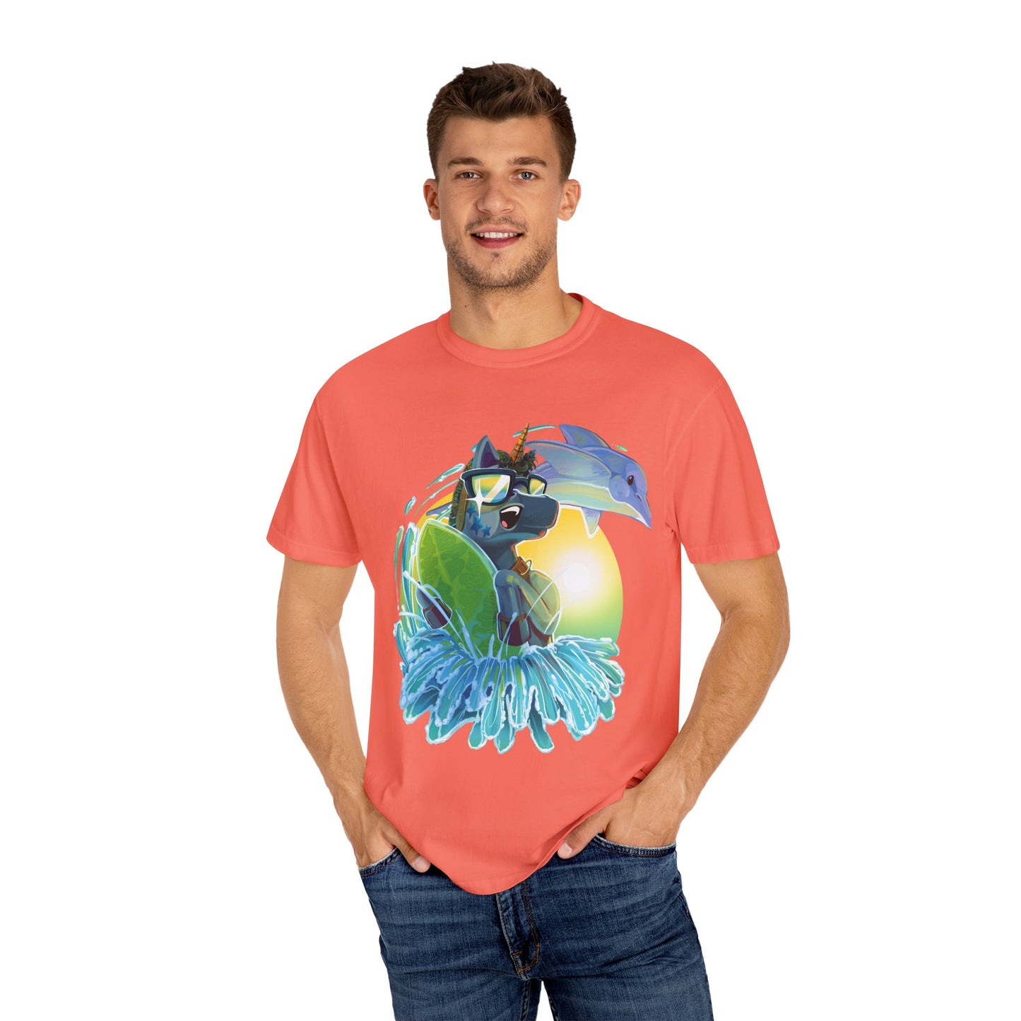 Arty Goes Surfing Unisex T-Shirt