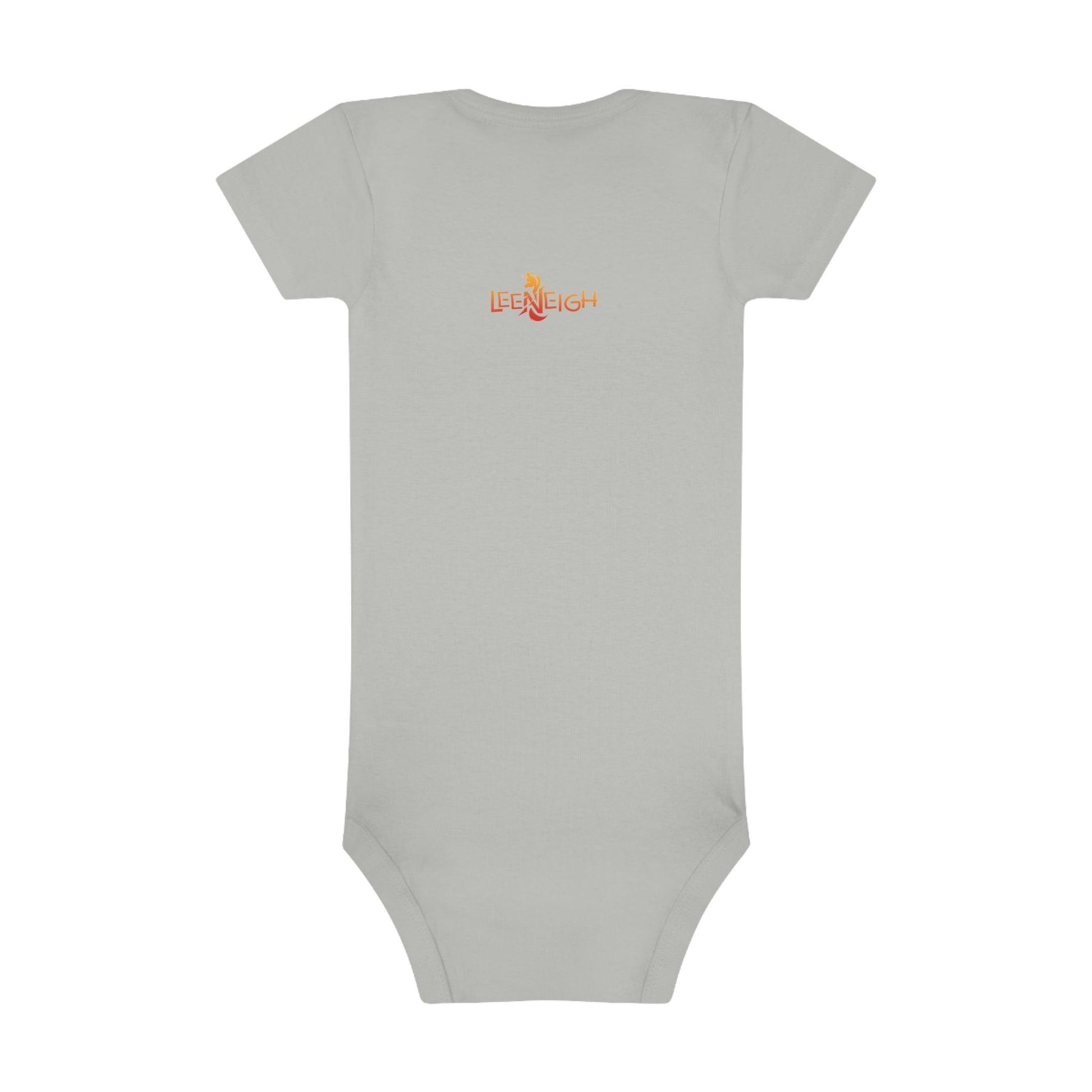 LeeNeigh Baby Short Sleeve Onesie® - Claires Unicorn Adventures