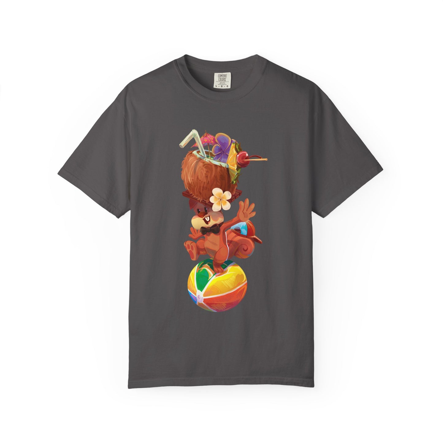 Tyrone the Squirrel Beach Ball Balancing Act Unisex T-Shirt