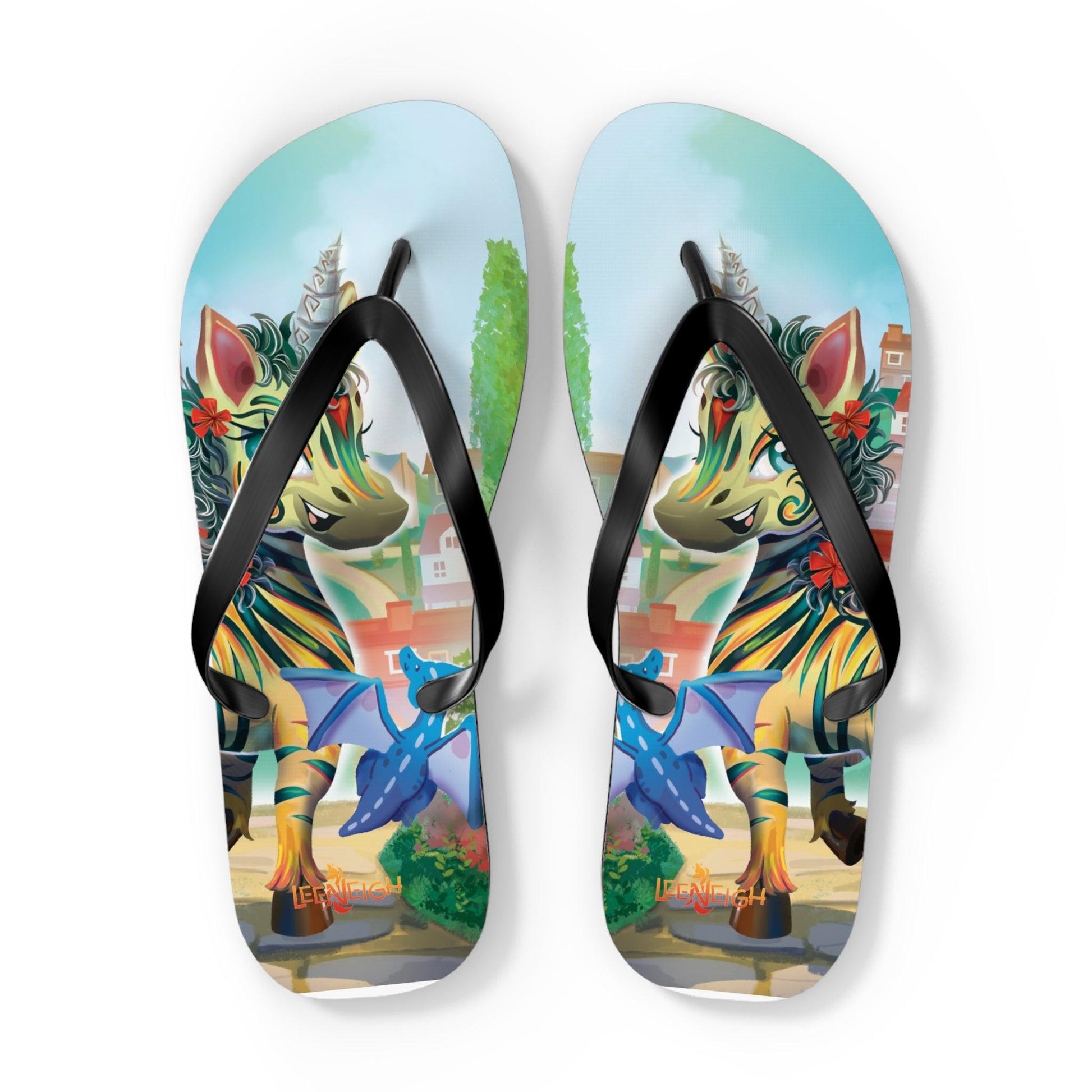 LeeNeigh Flip Flops - Claires Unicorn Adventures