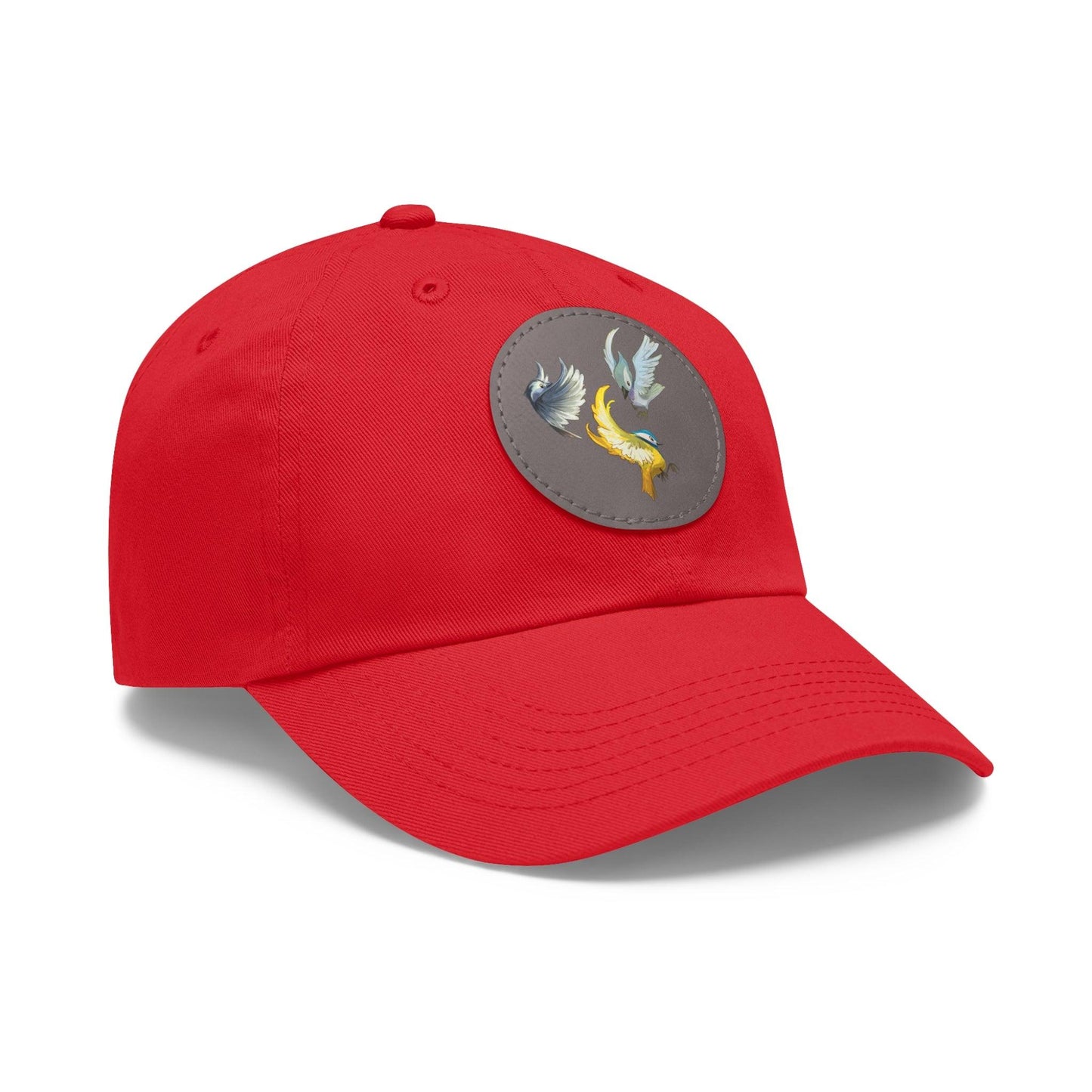 Dad Hat with Leather Patch (Round) - Claires Unicorn Adventures