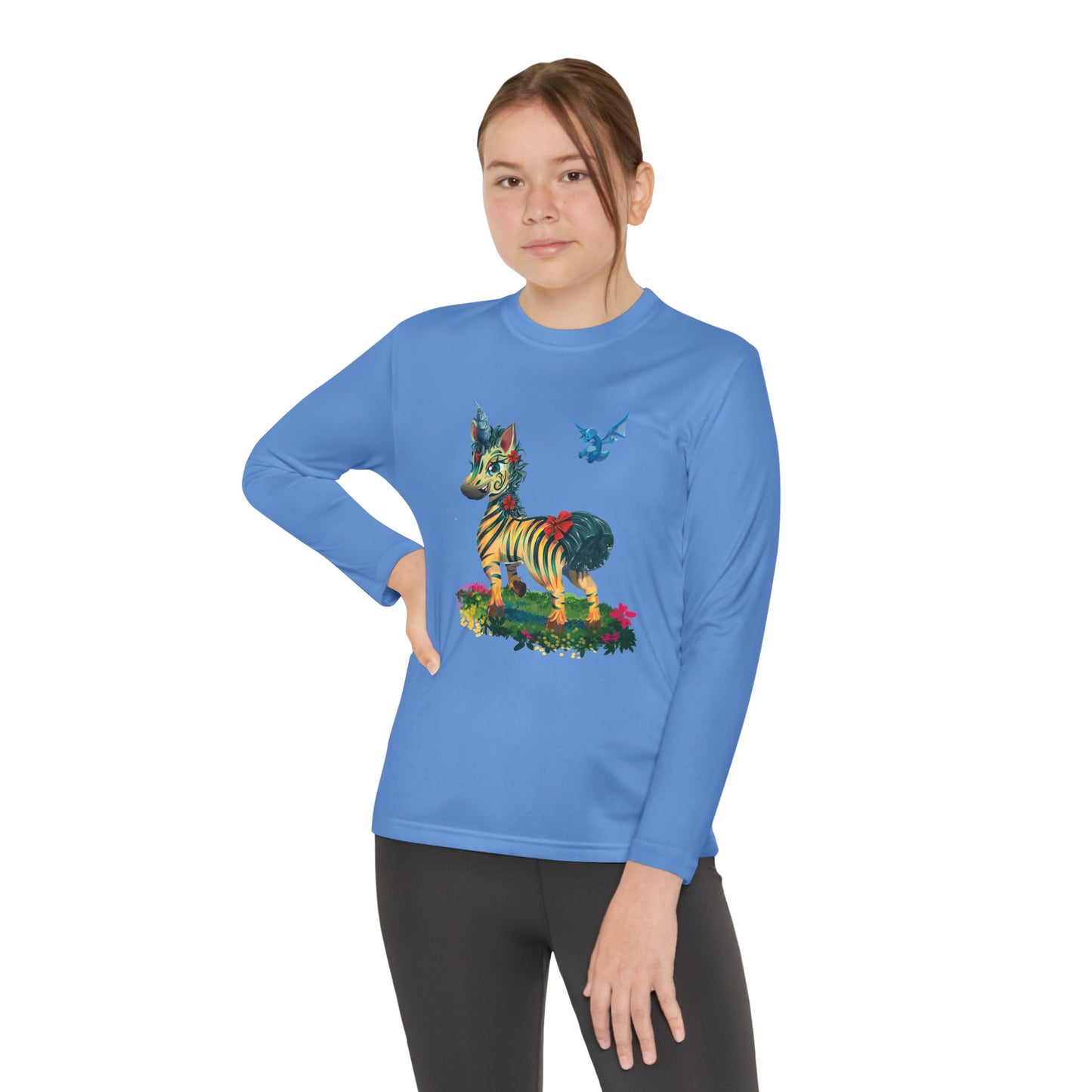 Long Sleeve Youth Tee - LeeNeigh Unicorn