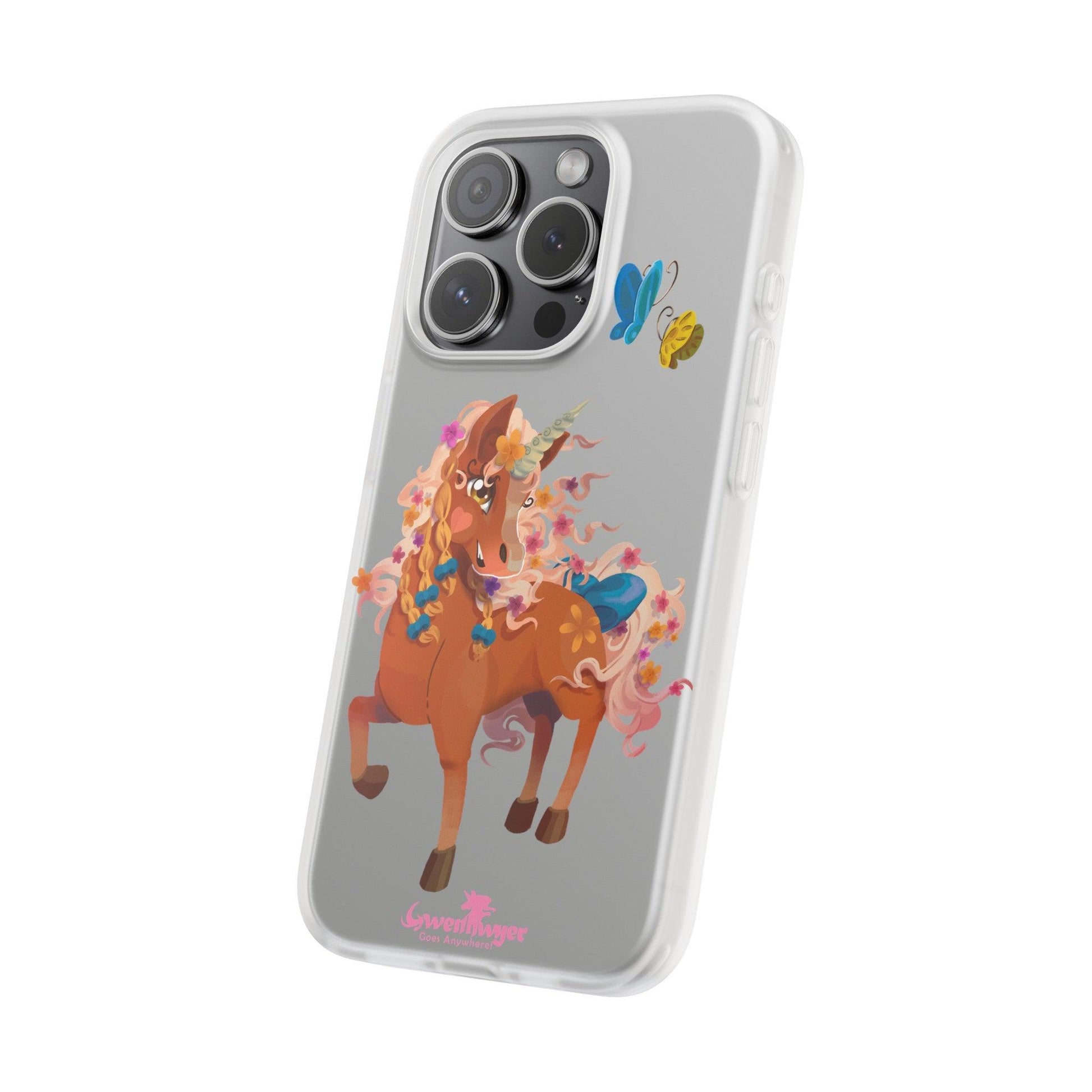 Gwenhwyer Flexi Case - Claires Unicorn Adventures