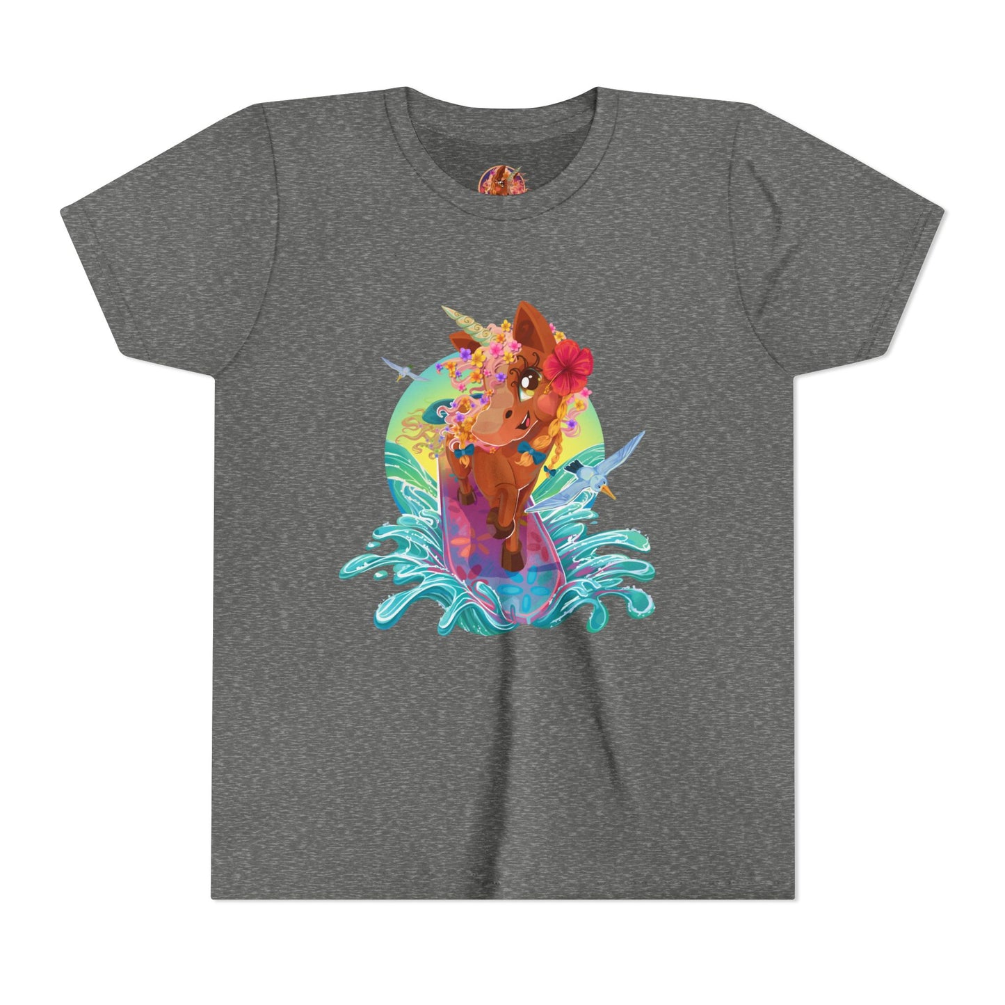 Gwenhwyer's Surfing Adventure Kids T-Shirt