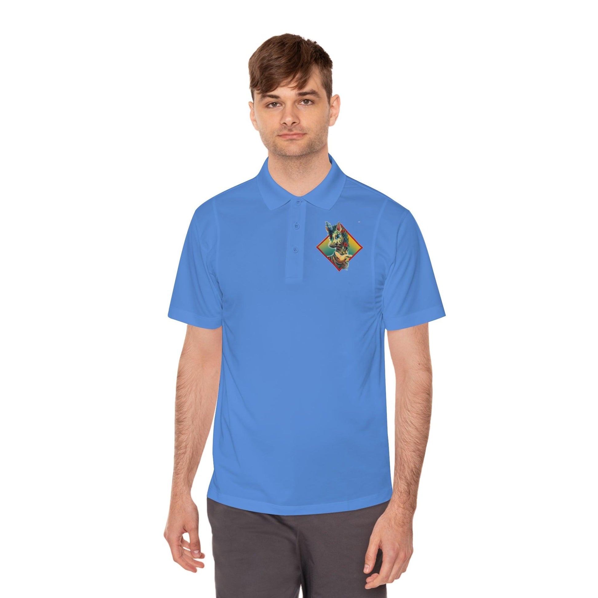 LeeNeigh Sport Polo Shirt (Men's Sizing) - Claires Unicorn Adventures