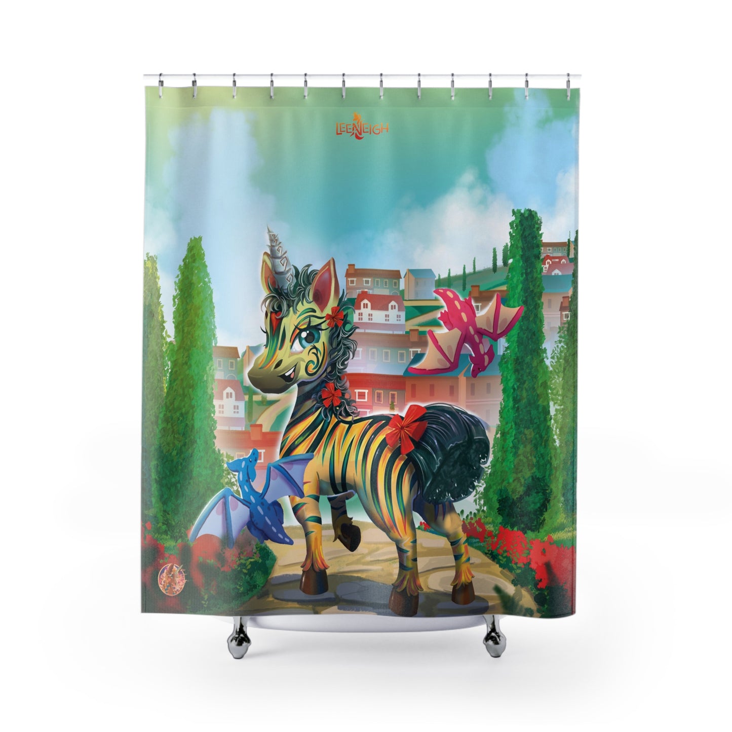 LeeNeigh Classic Shower Curtain