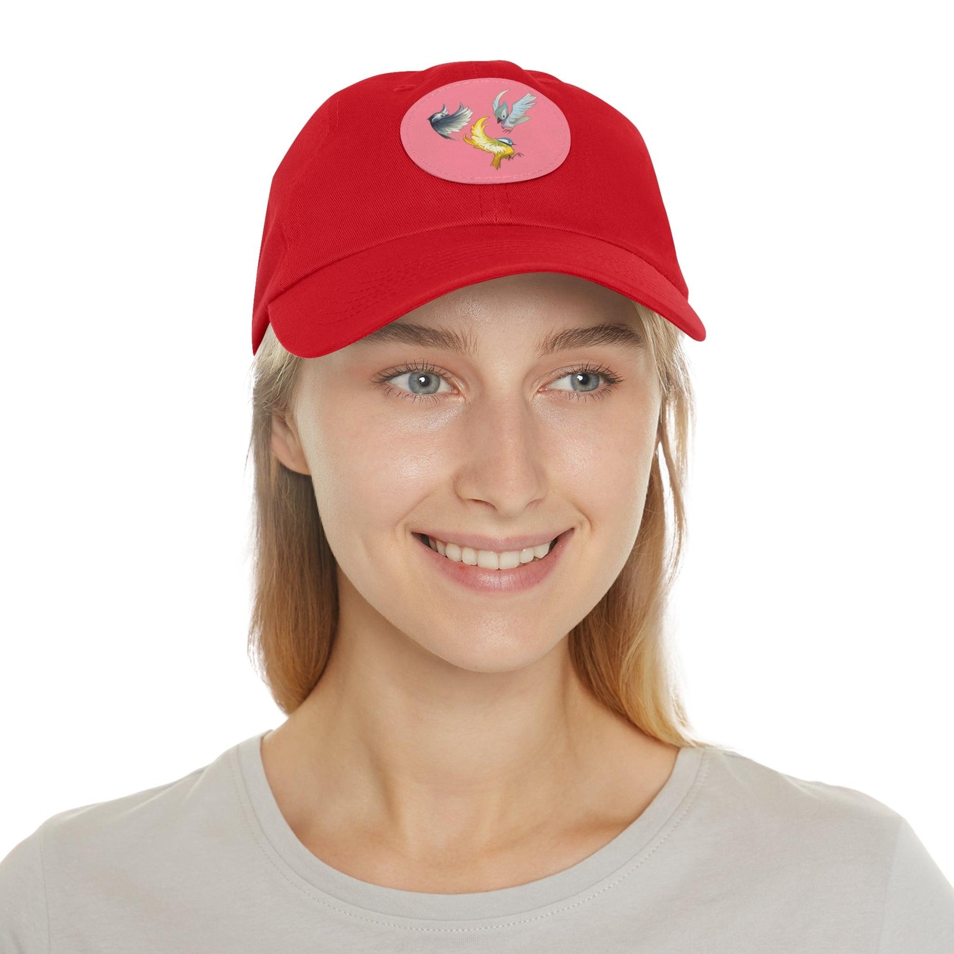 Dad Hat with Leather Patch (Round) - Claires Unicorn Adventures