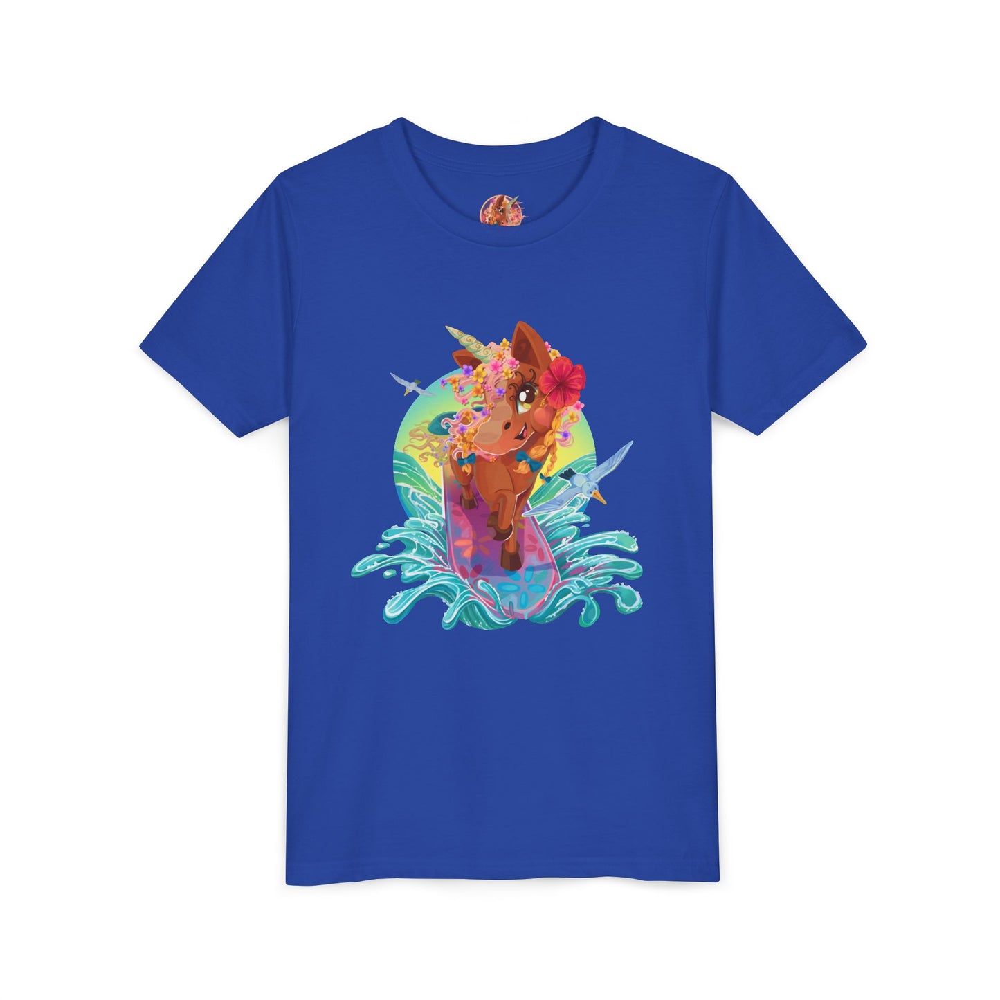 Gwenhwyer's Surfing Adventure Kids T-Shirt