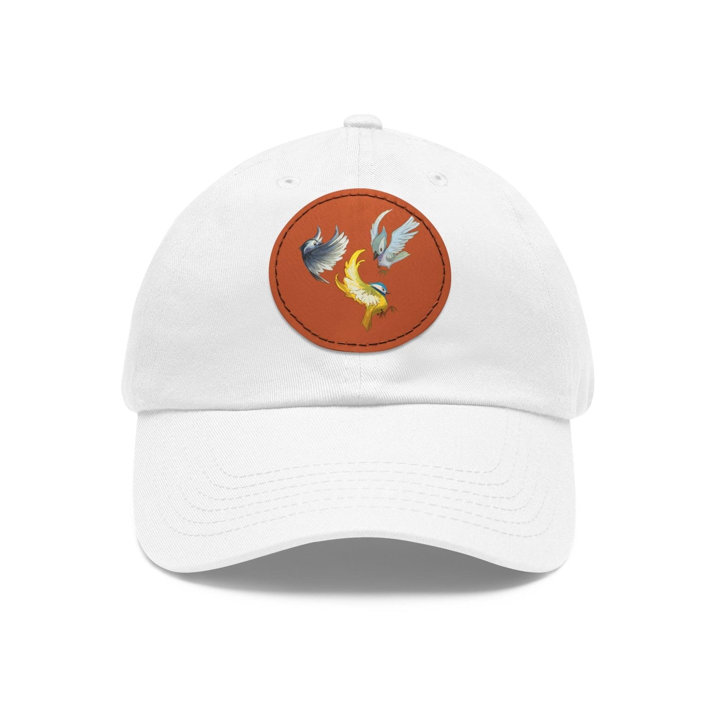 Dad Hat with Leather Patch (Round) - Claires Unicorn Adventures