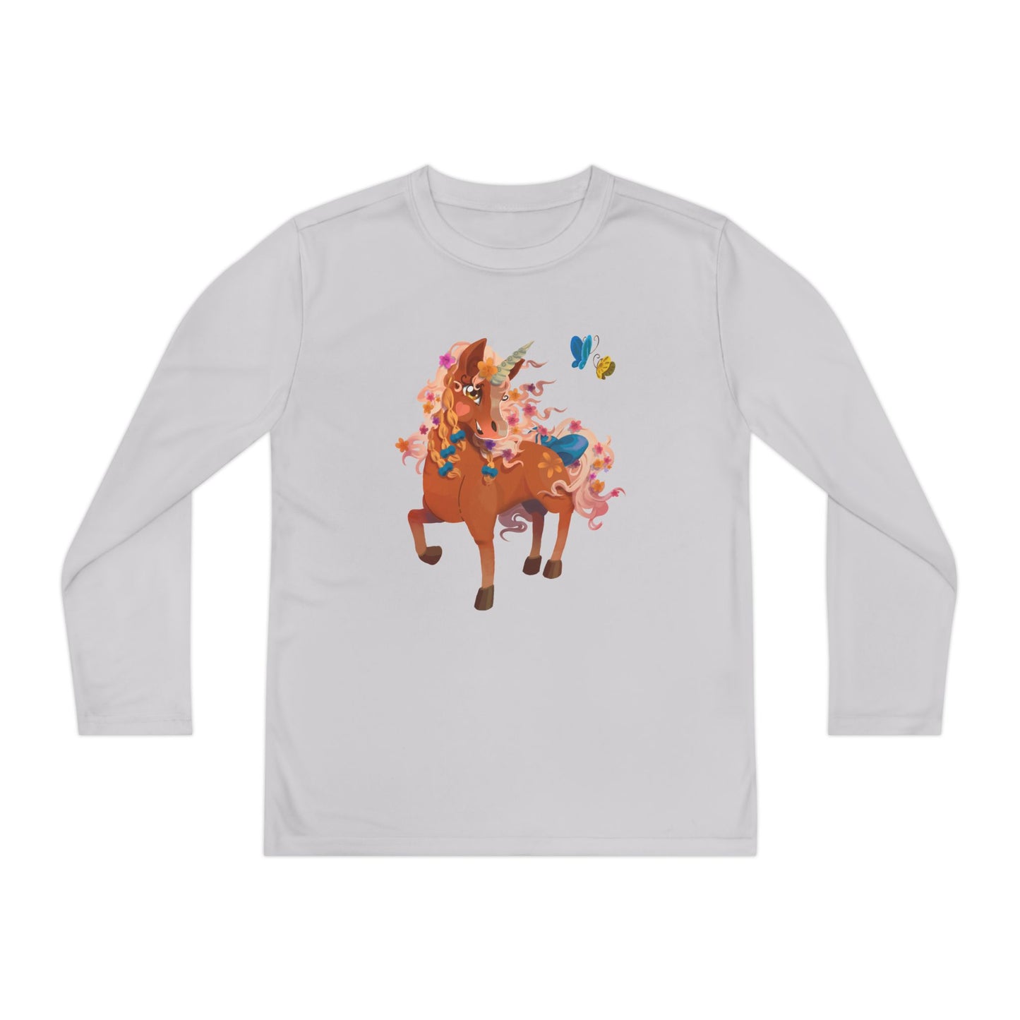Youth Long Sleeve Tee - Gwenhwyer Unicorn