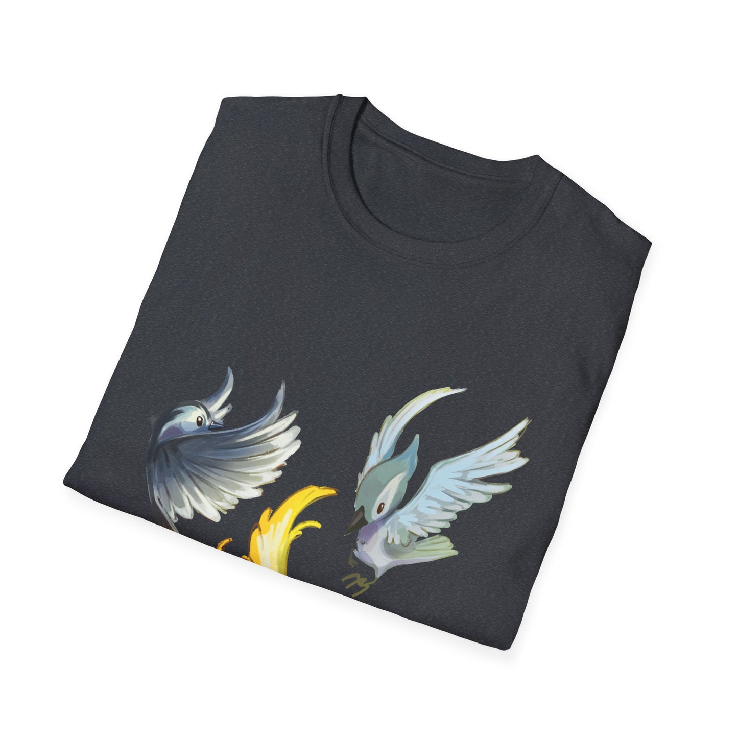 Busy Birds Unisex Softstyle T-Shirt