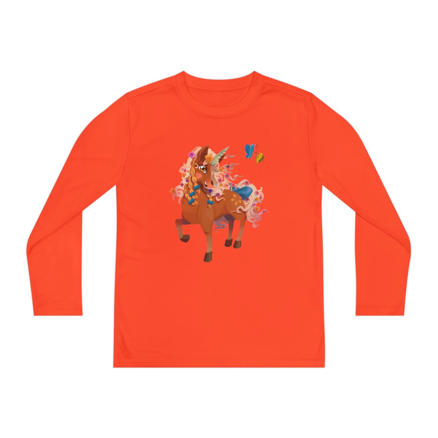 Youth Long Sleeve Tee - Gwenhwyer Unicorn