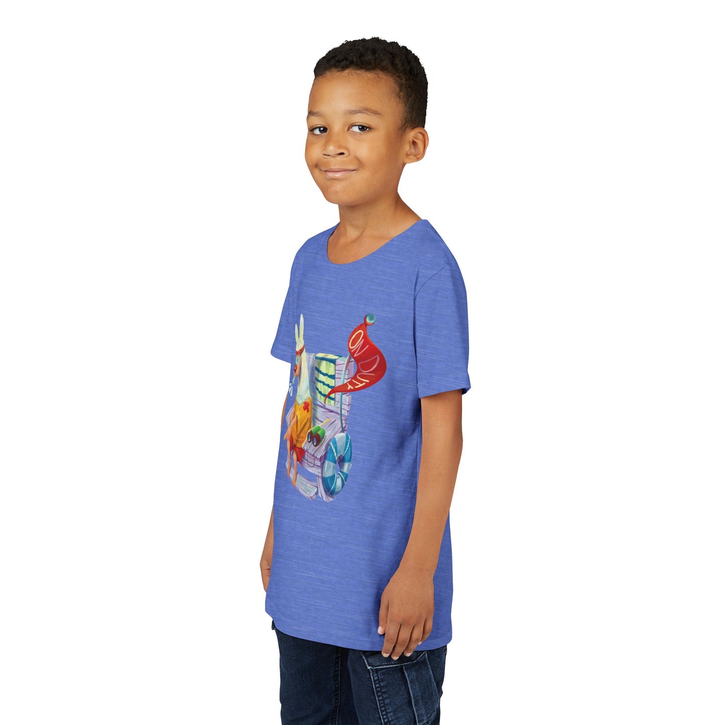 Larry the Llama Plays Lifeguard Kids T-Shirt