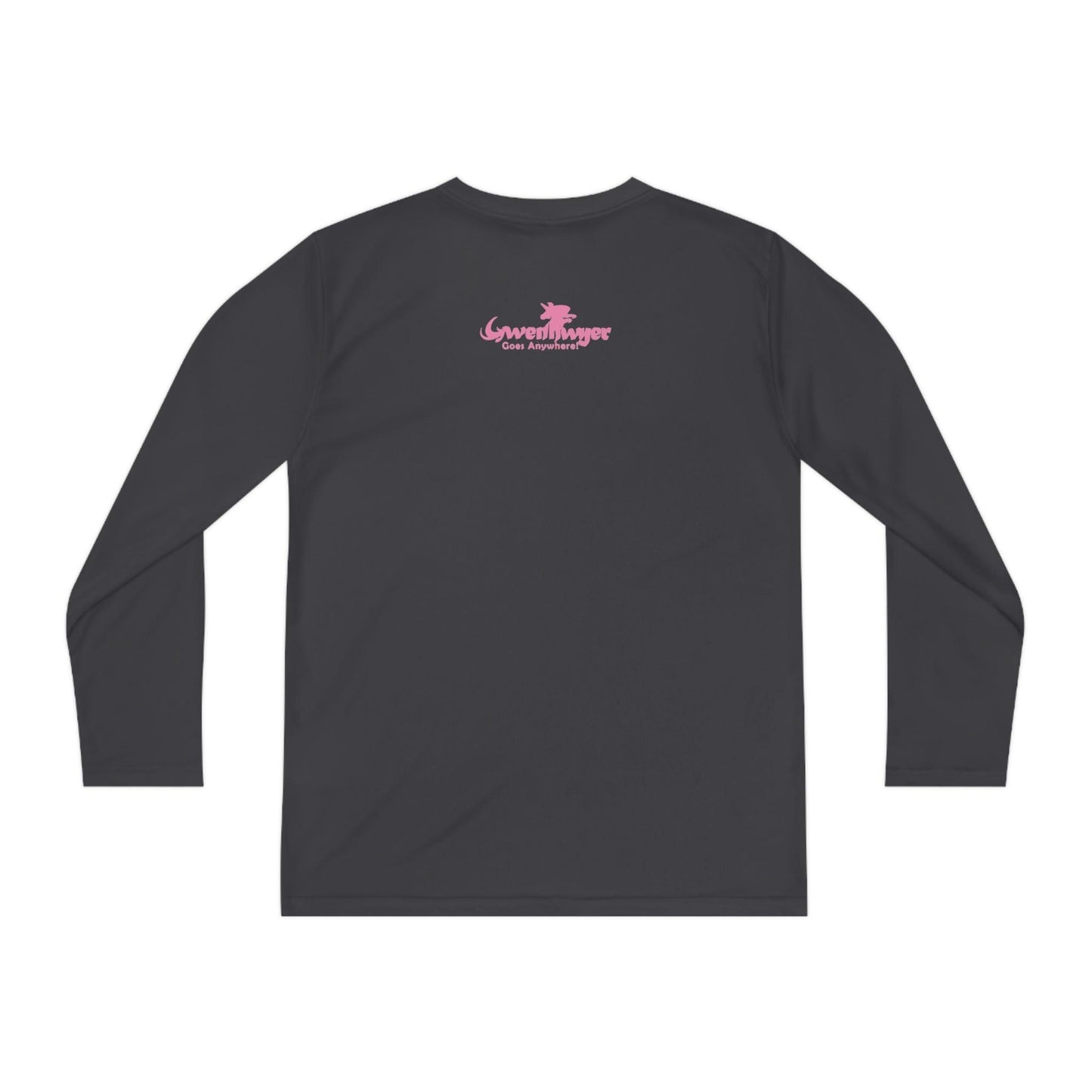 Gwenhwyer Youth Long Sleeve Competitor Tee - Claires Unicorn Adventures