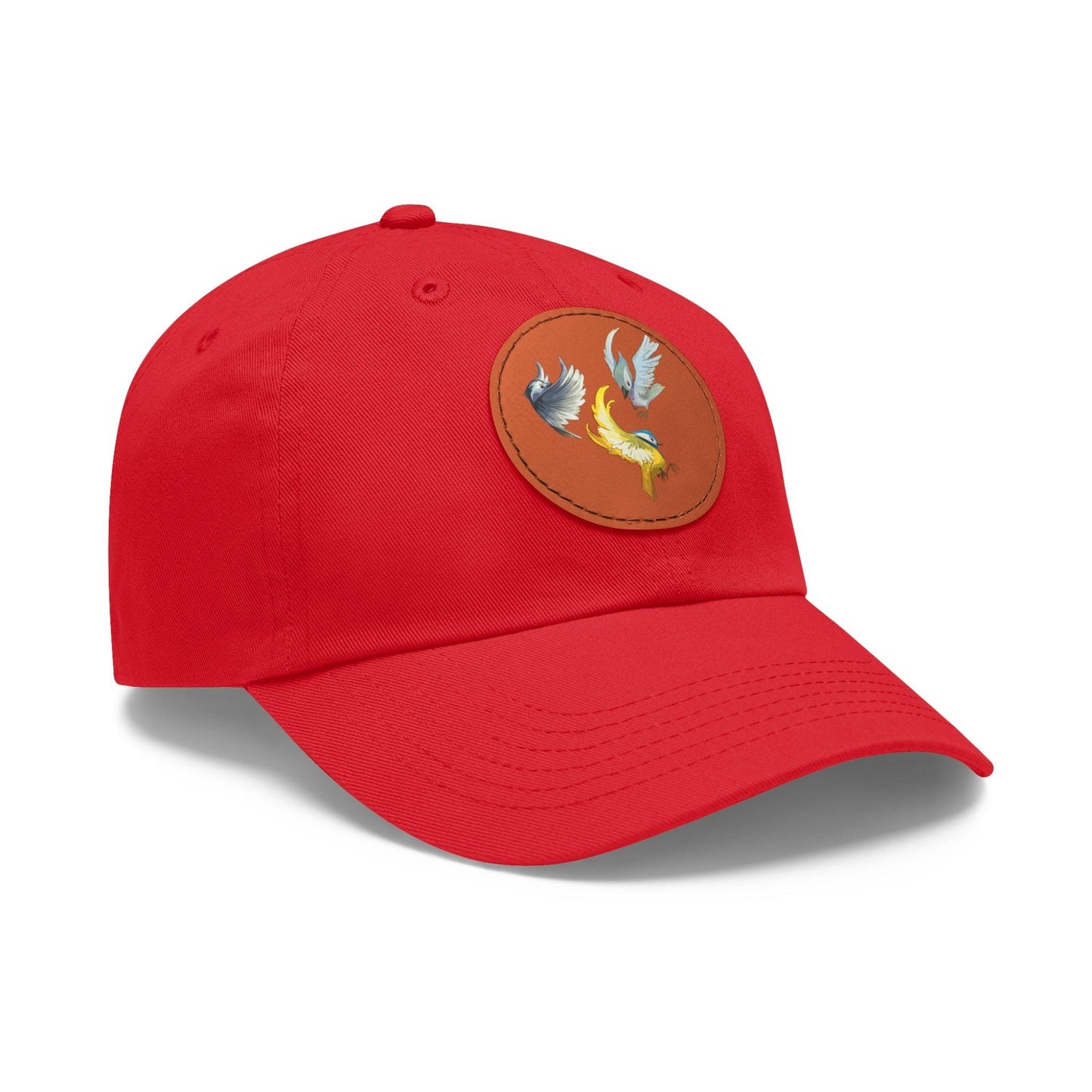 Dad Hat with Leather Patch (Round) - Claires Unicorn Adventures