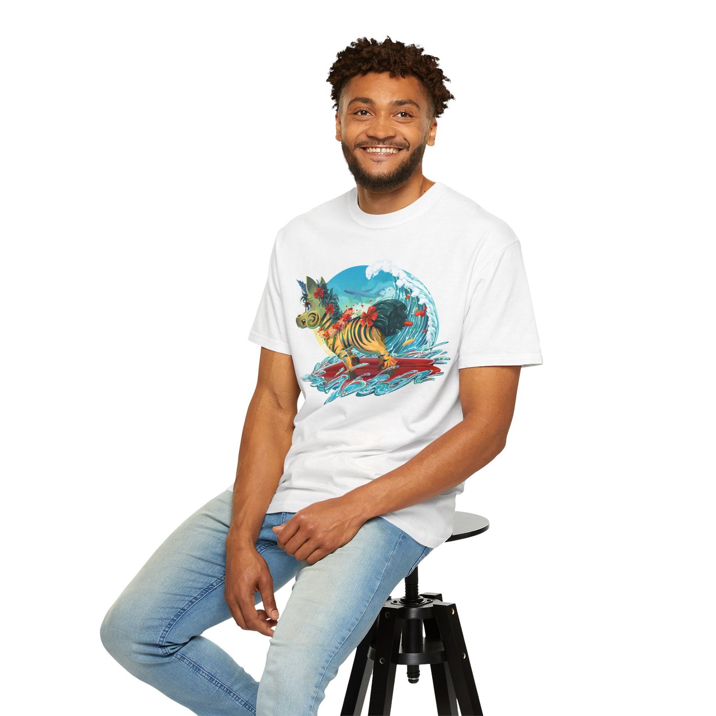 LeeNeigh Goes Surfing Unisex T-shirt