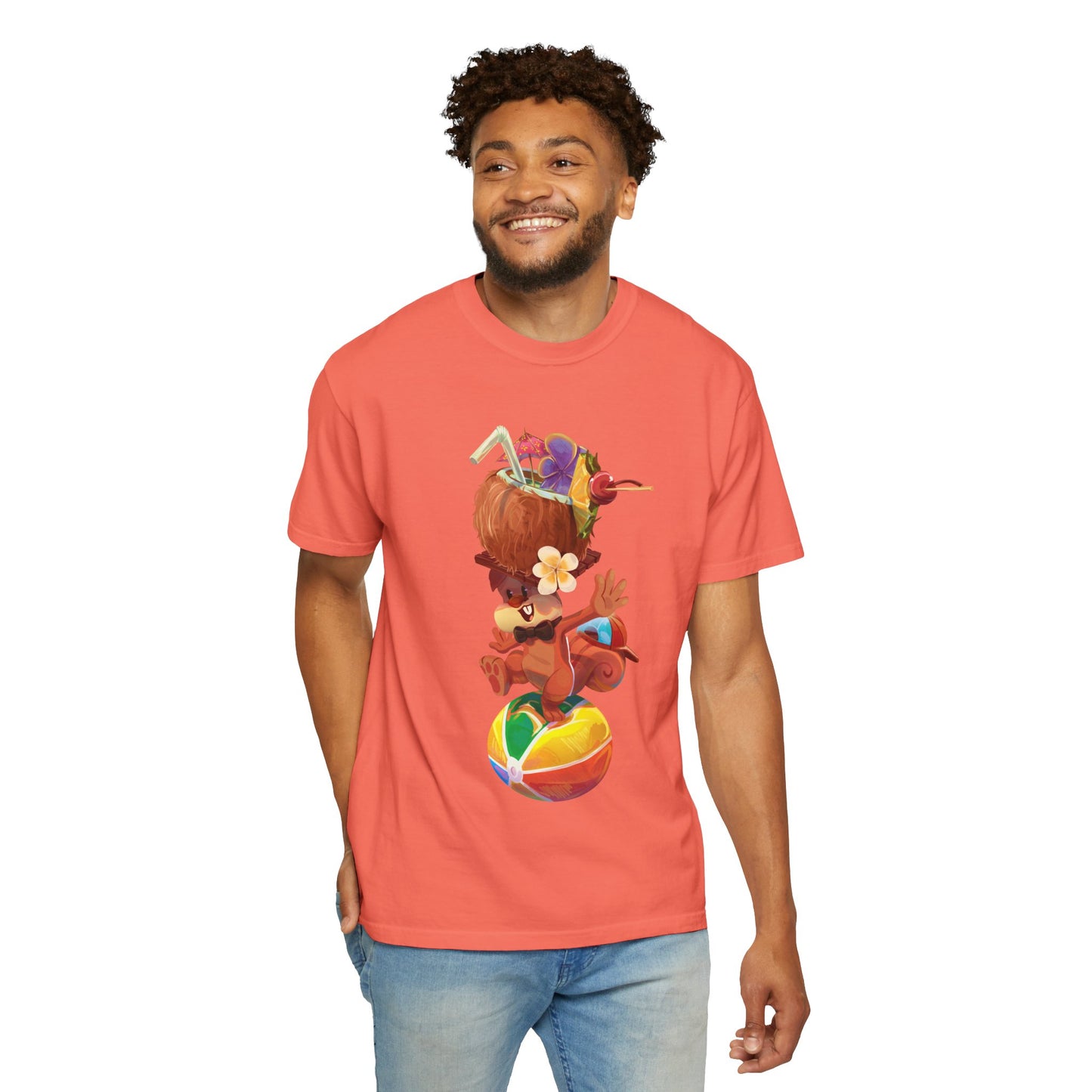 Tyrone the Squirrel Beach Ball Balancing Act Unisex T-Shirt
