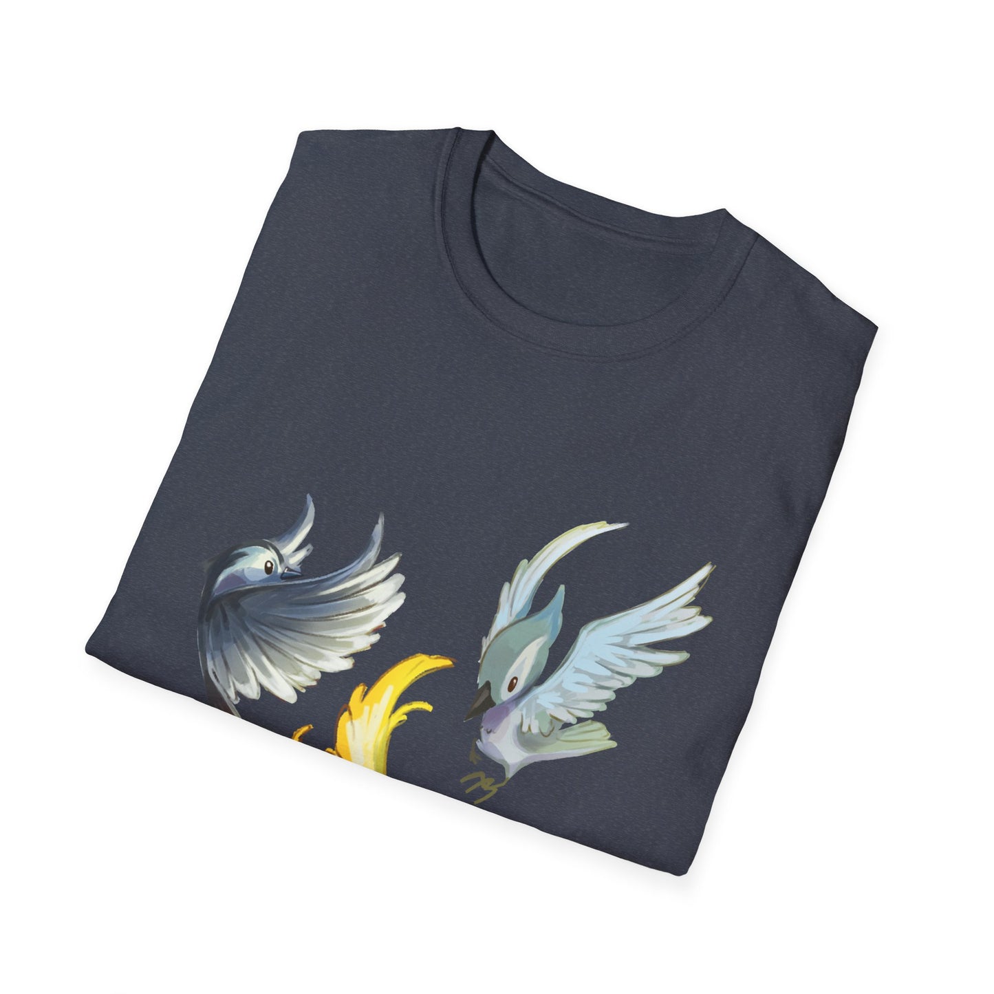 Busy Birds Unisex Softstyle T-Shirt