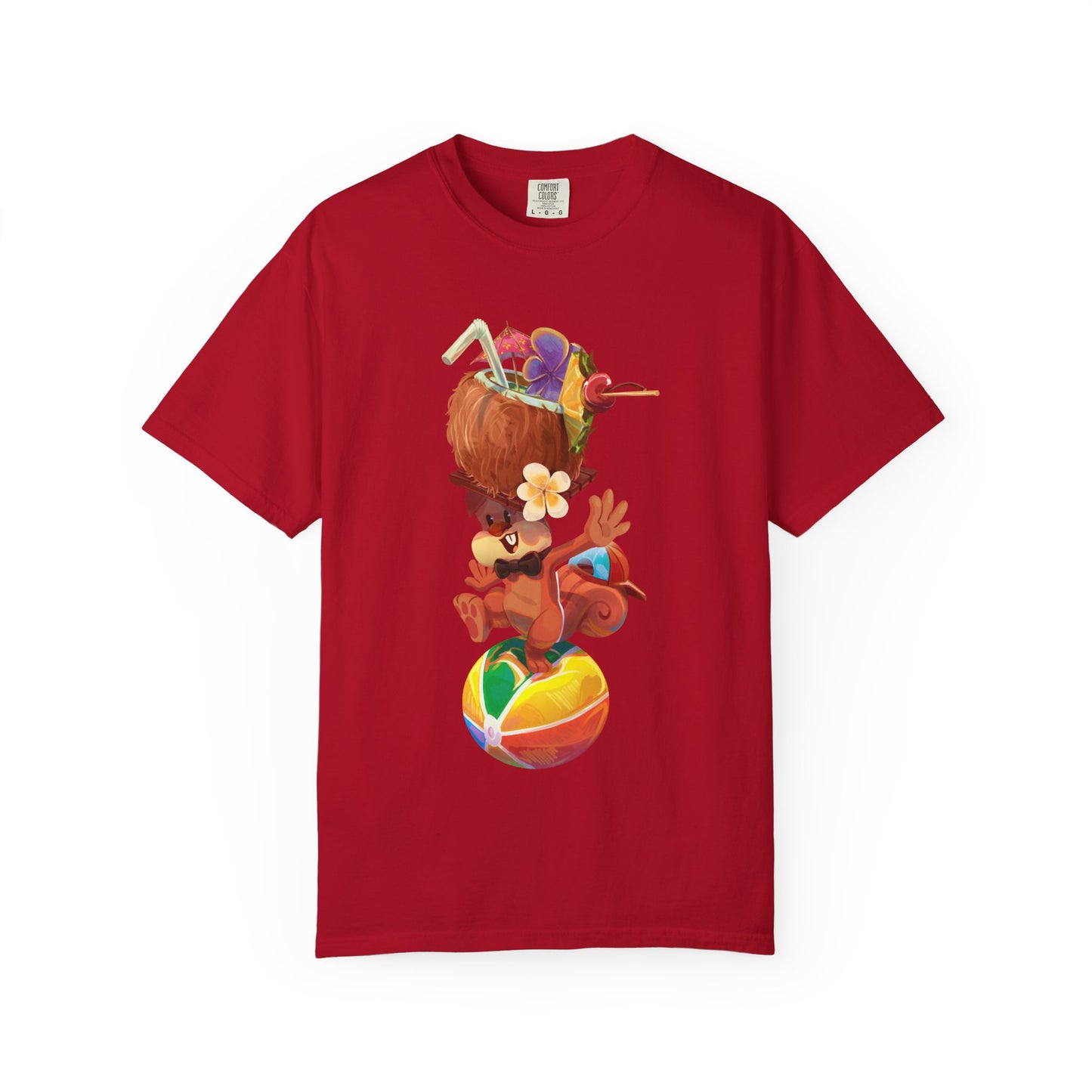 Tyrone the Squirrel Beach Ball Balancing Act Unisex T-Shirt