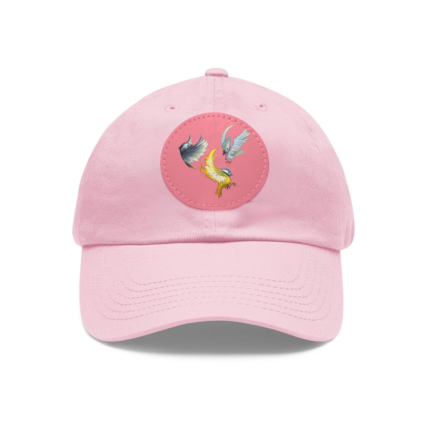 Dad Hat with Leather Patch (Round) - Claires Unicorn Adventures