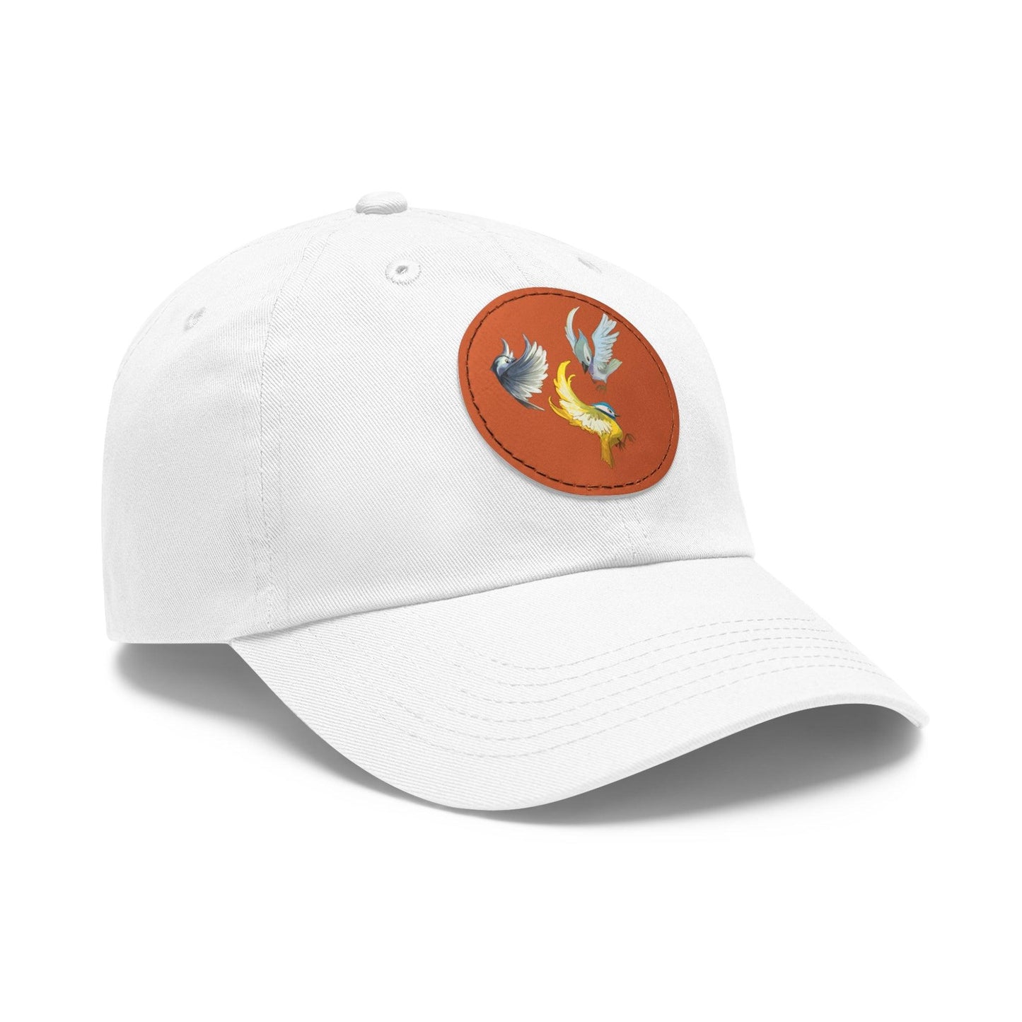 Dad Hat with Leather Patch (Round) - Claires Unicorn Adventures