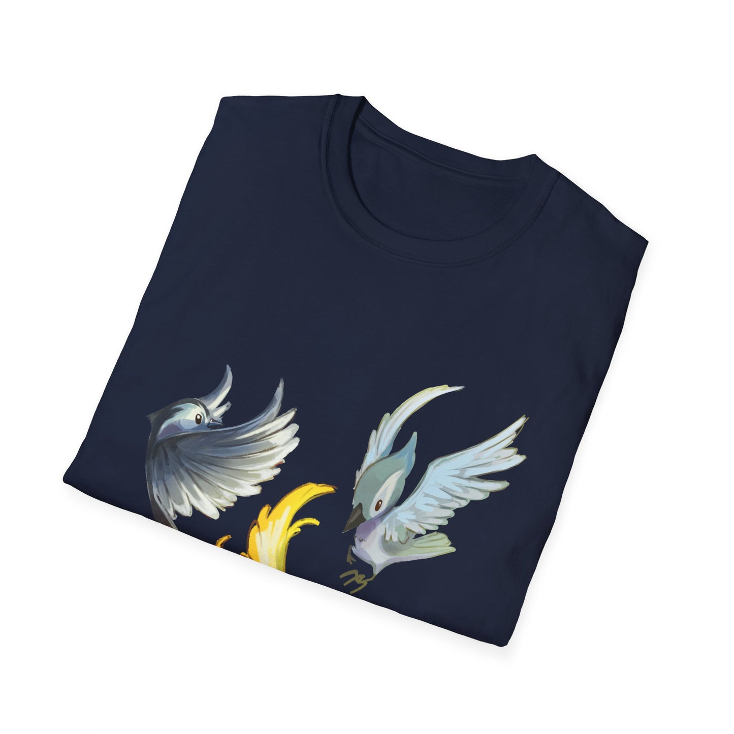 Busy Birds Unisex Softstyle T-Shirt