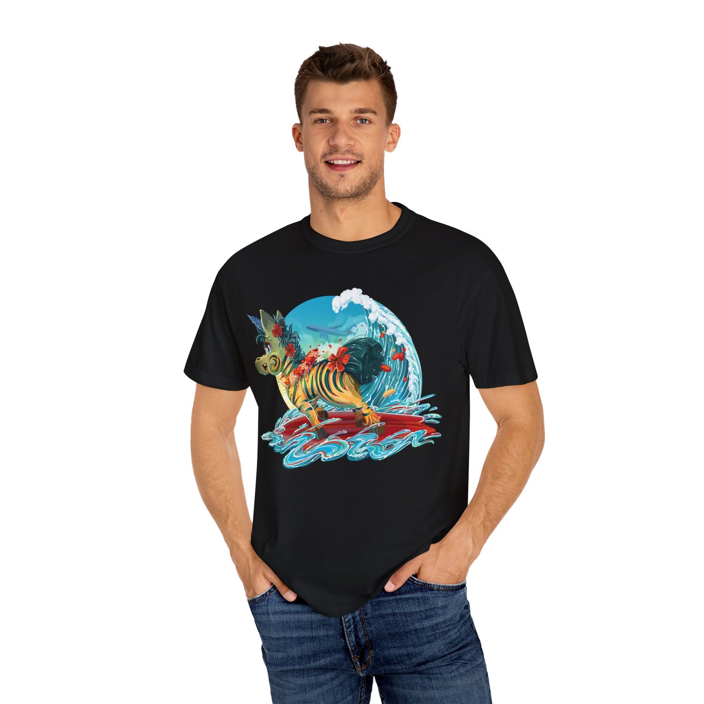 LeeNeigh Goes Surfing Unisex T-shirt