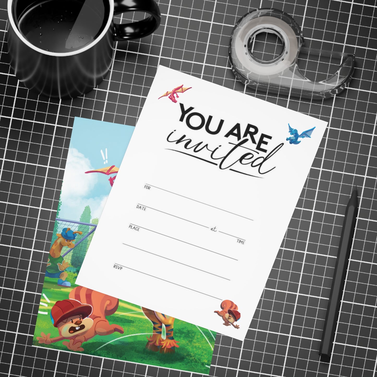 LeeNeigh Party Invitation Postcard Bundles (envelopes not included)